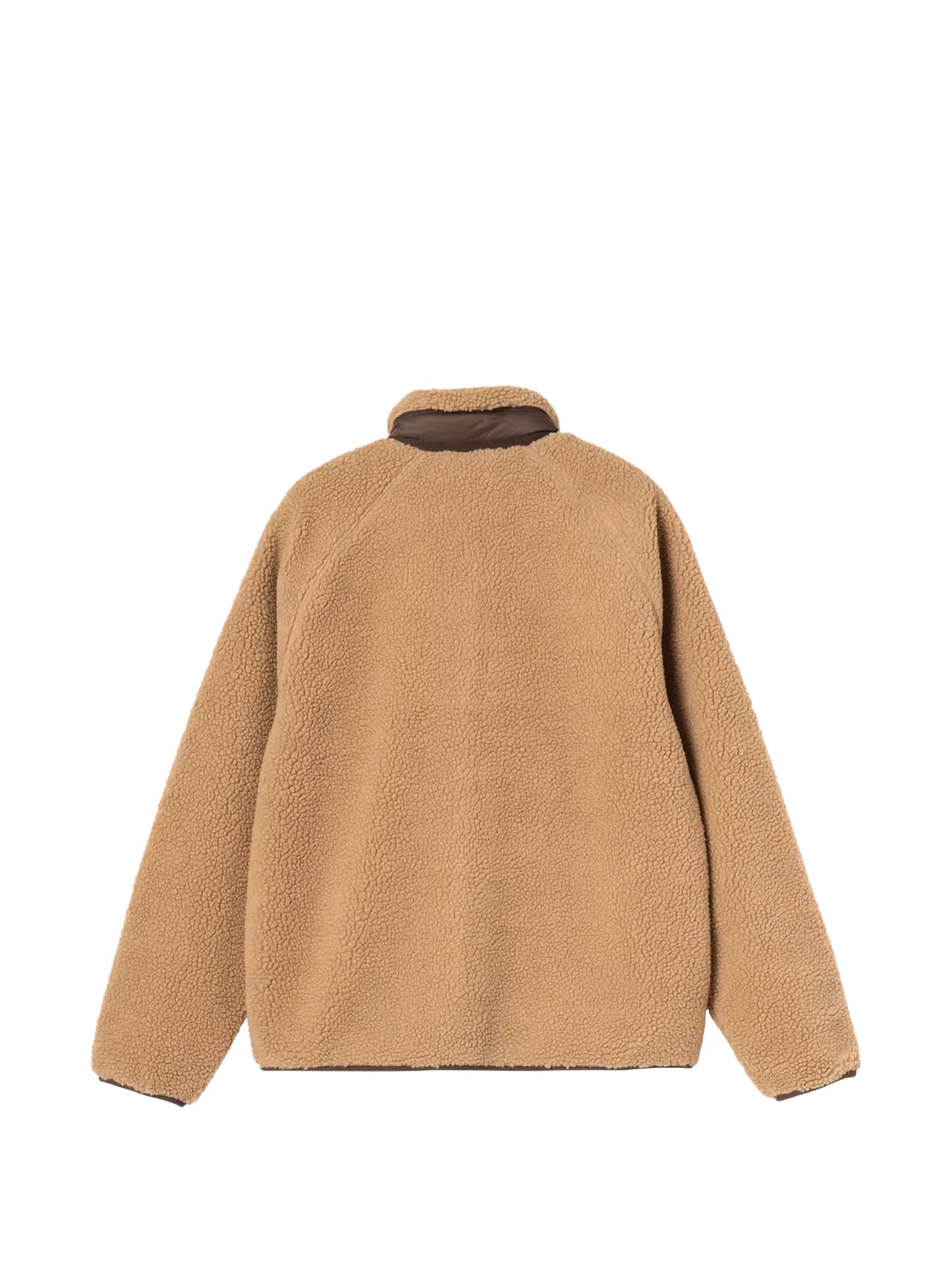 Prentis Liner fleece-texture logo-patch jacket