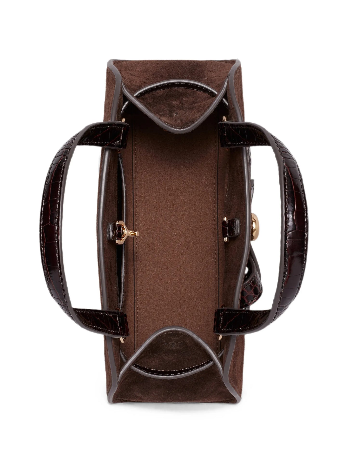 small Romy suede bauletto bag