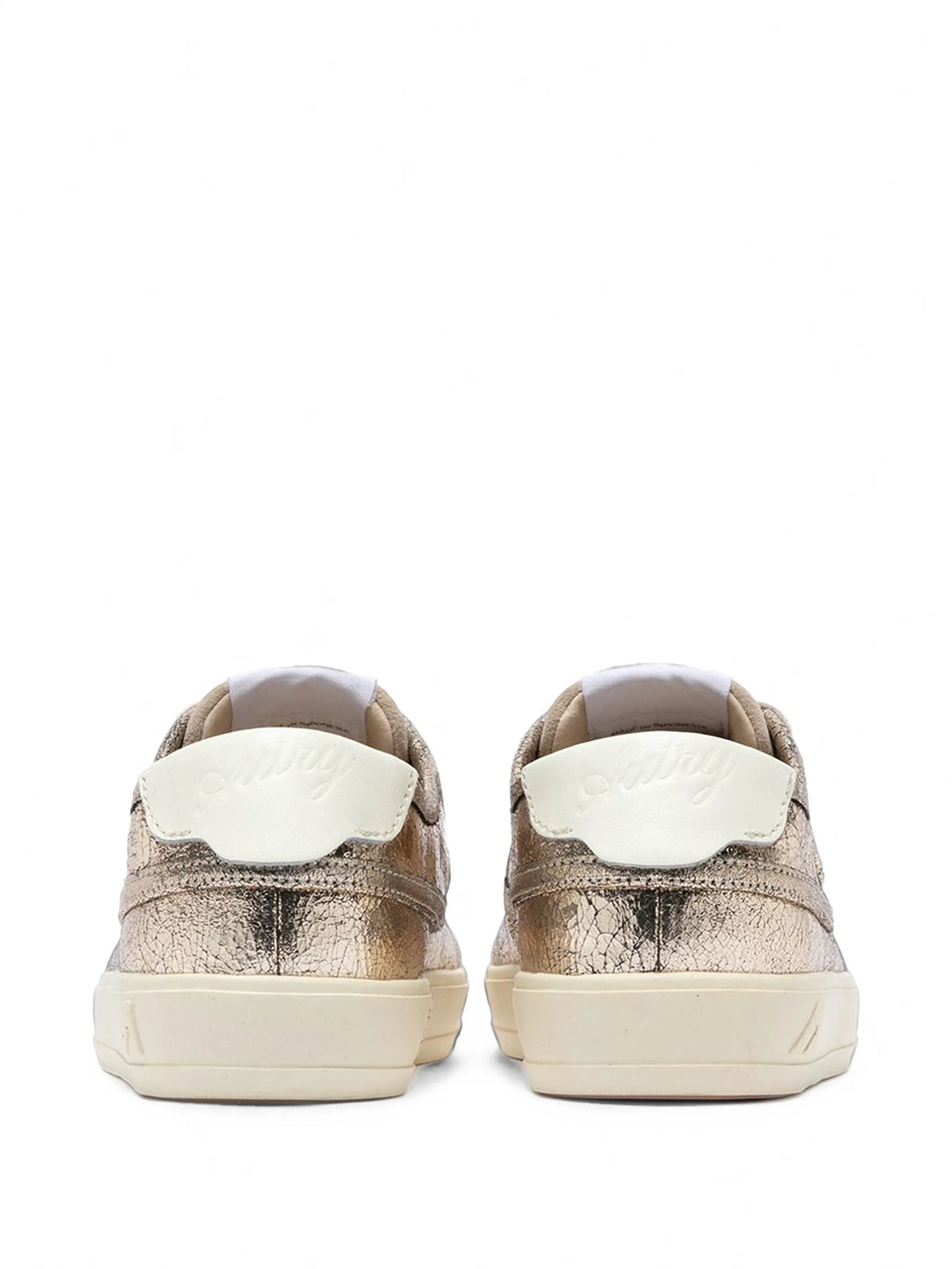 Windscape cracked-leather suede sneakers