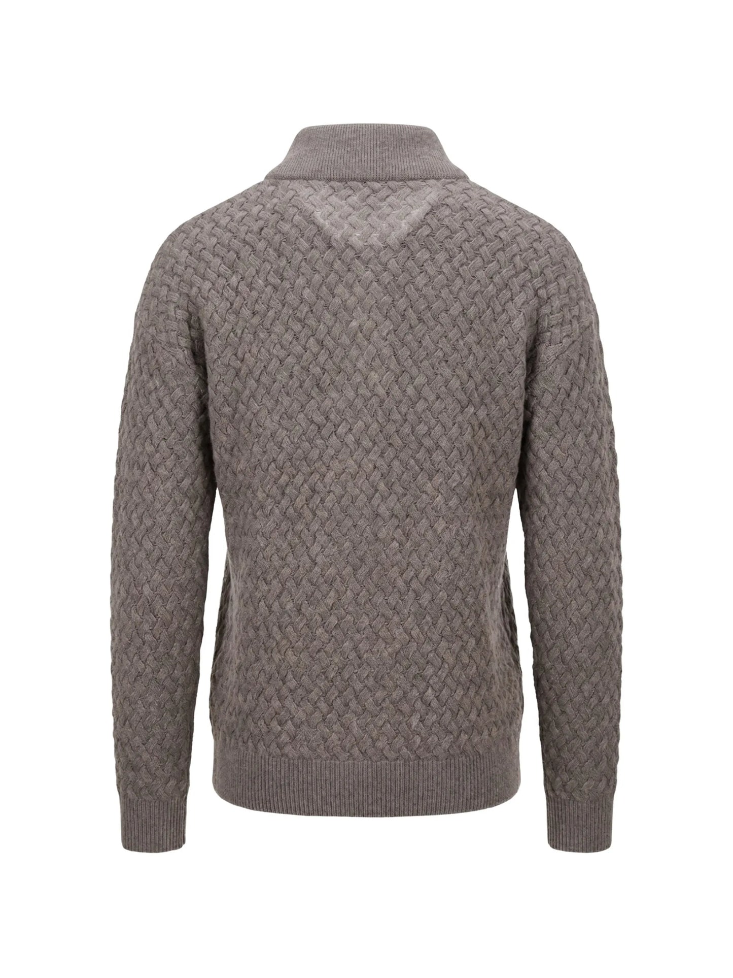 Intreccio-knit wool sweater