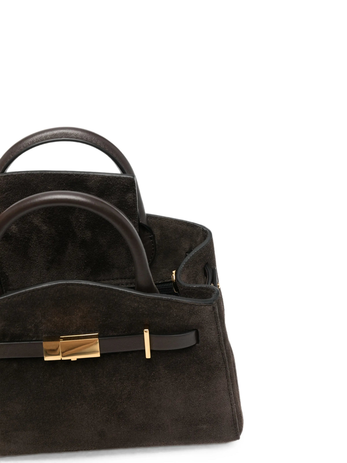 Hudson small suede tote bag