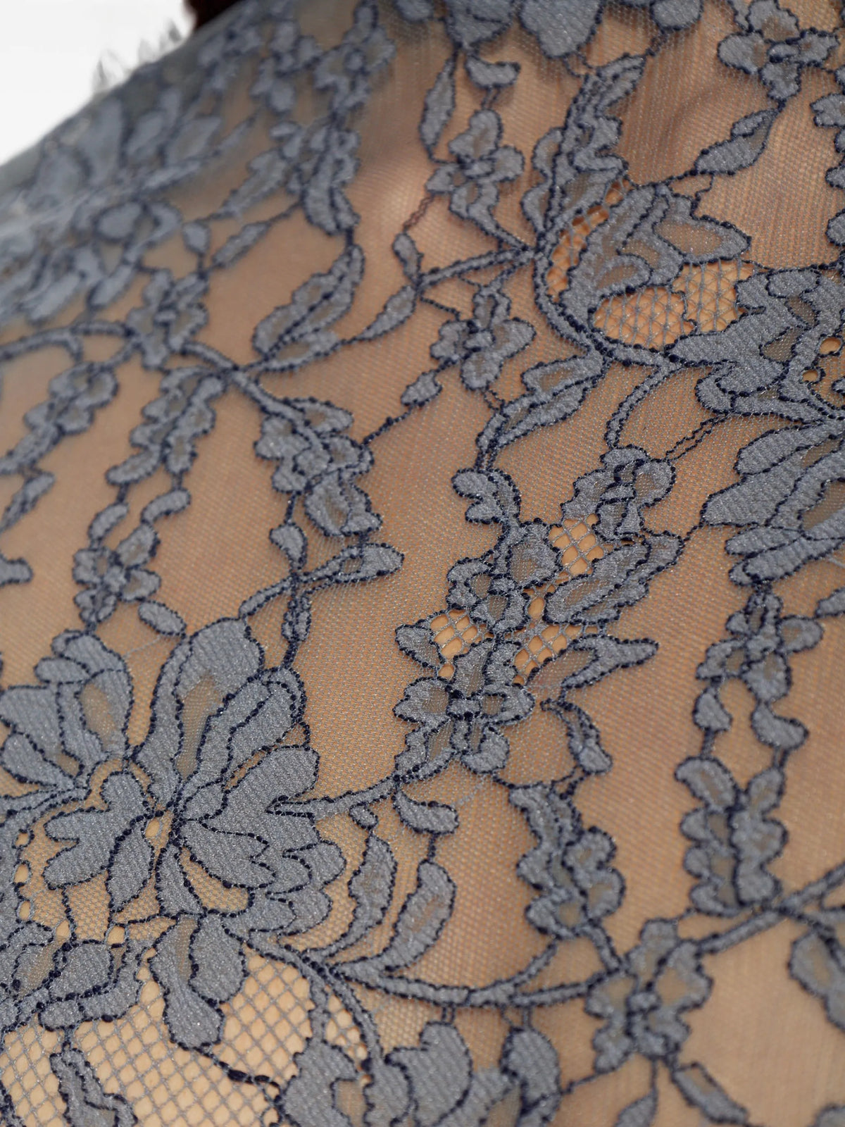 floral-lace long-sleeve bodysuit