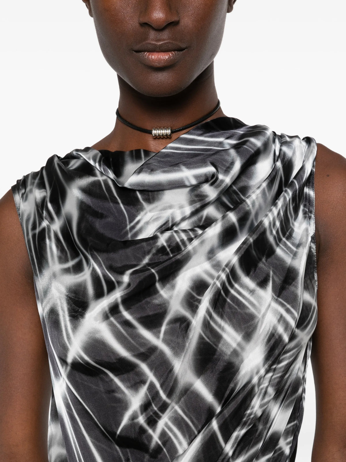 Strutter draped maxi dress
