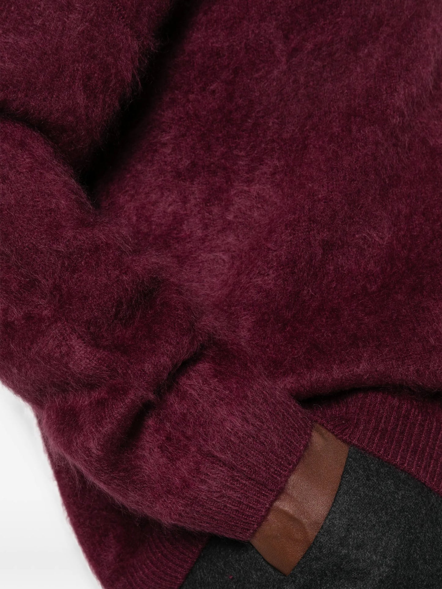 brushed cashmere sweater