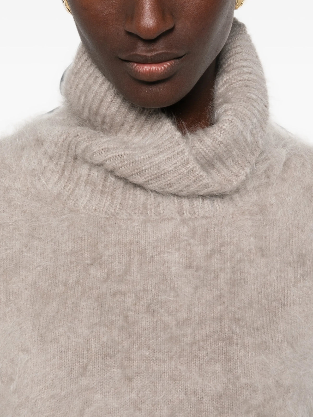 brushed cashmere sweater