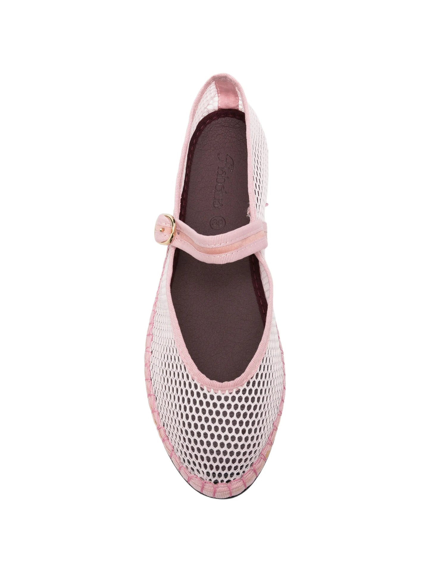Isabella fishnet ballet flats