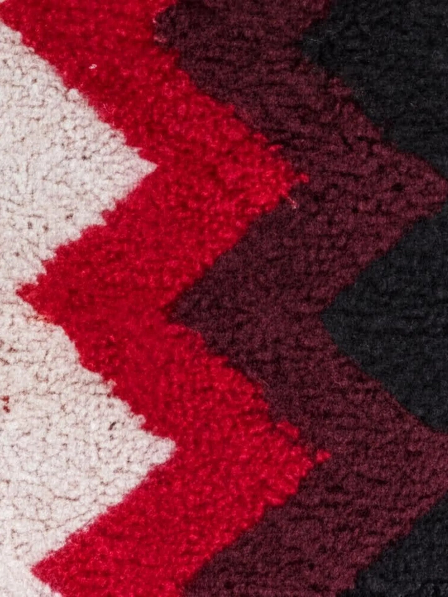 zigzag-knit slippers