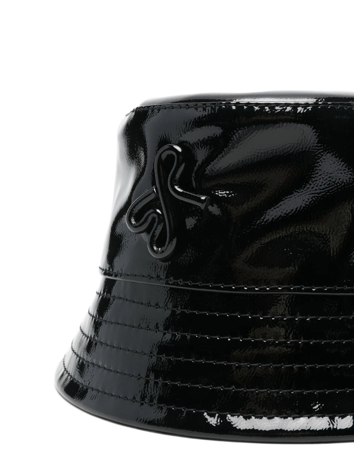 logo-plaque bucket hat
