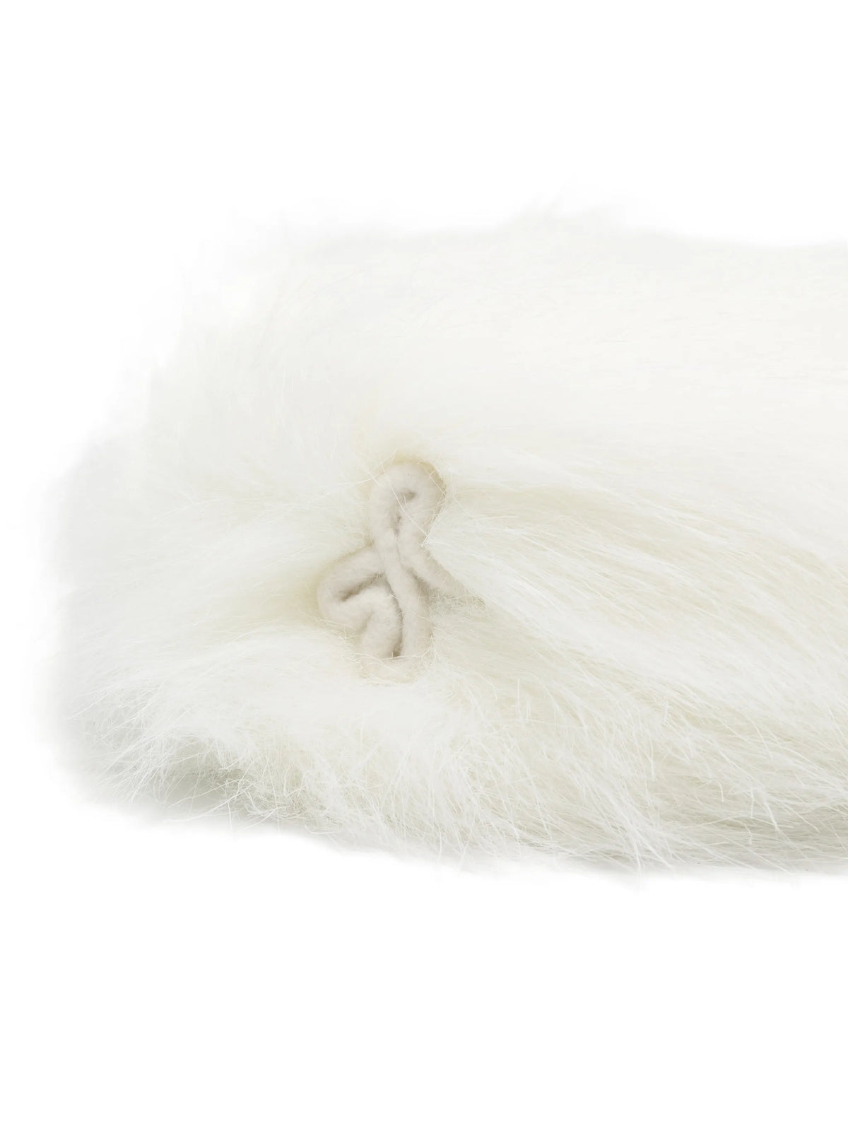 faux-fur pillbox hat