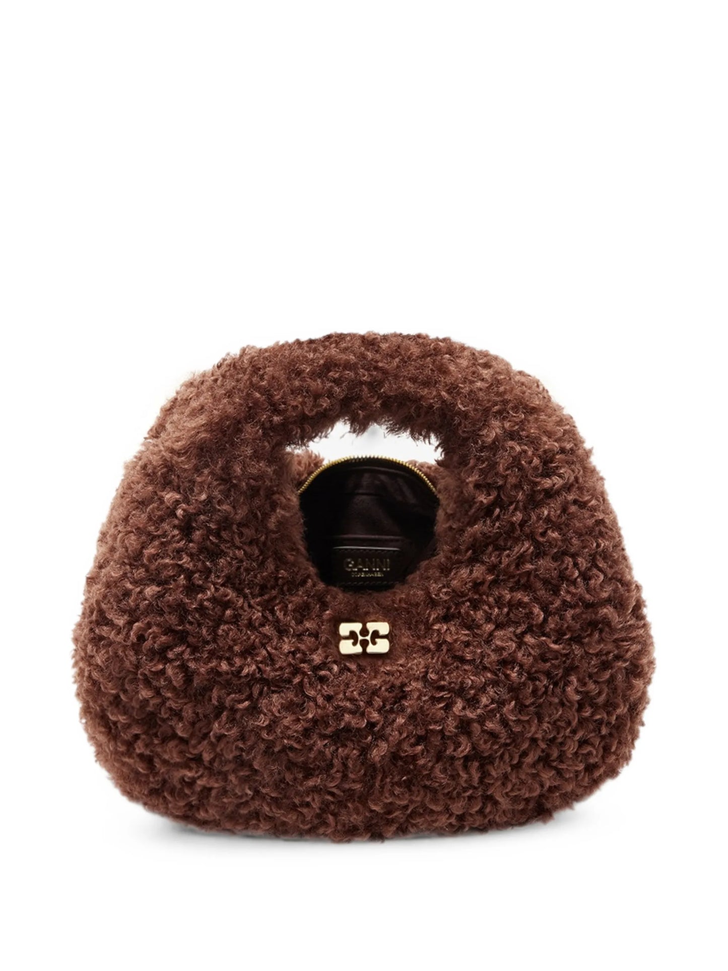 mini bag in alternative curl fur