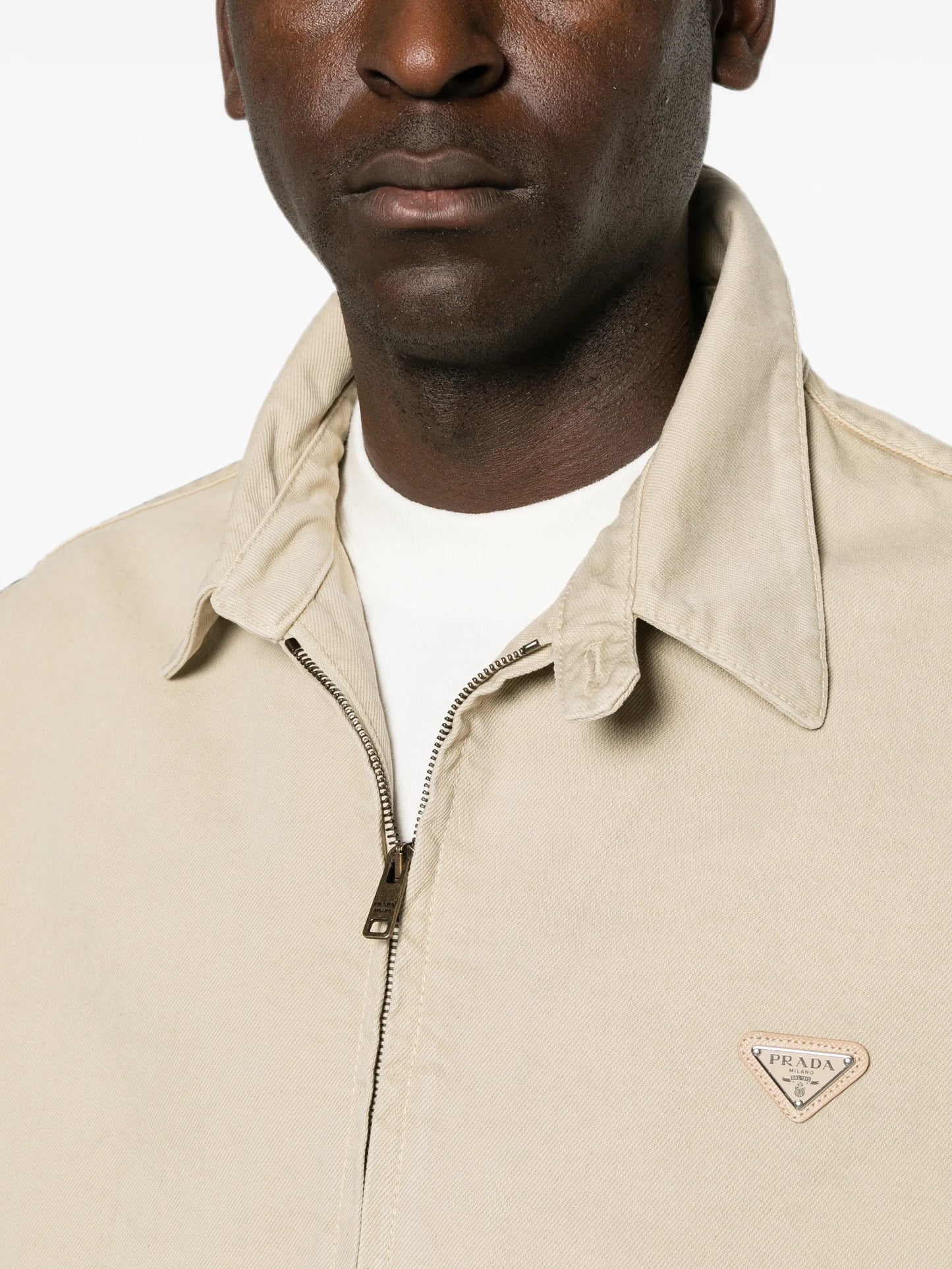 old denim blouson jacket