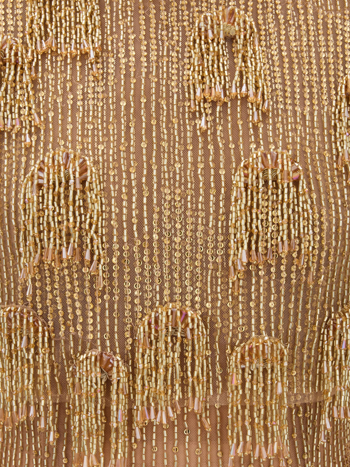 Lani beaded fringe maxi dress