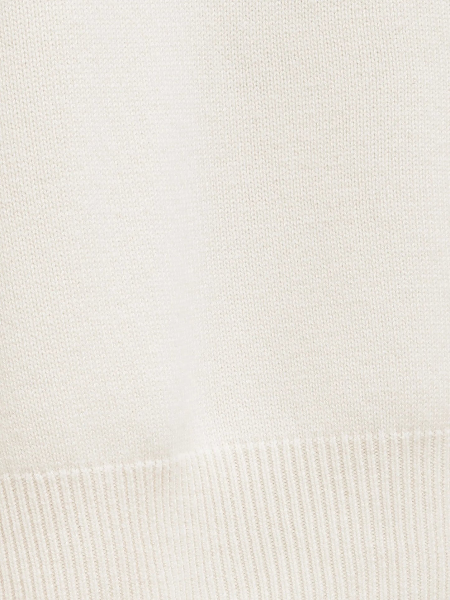 Rafaela padded knit sweater - ivory