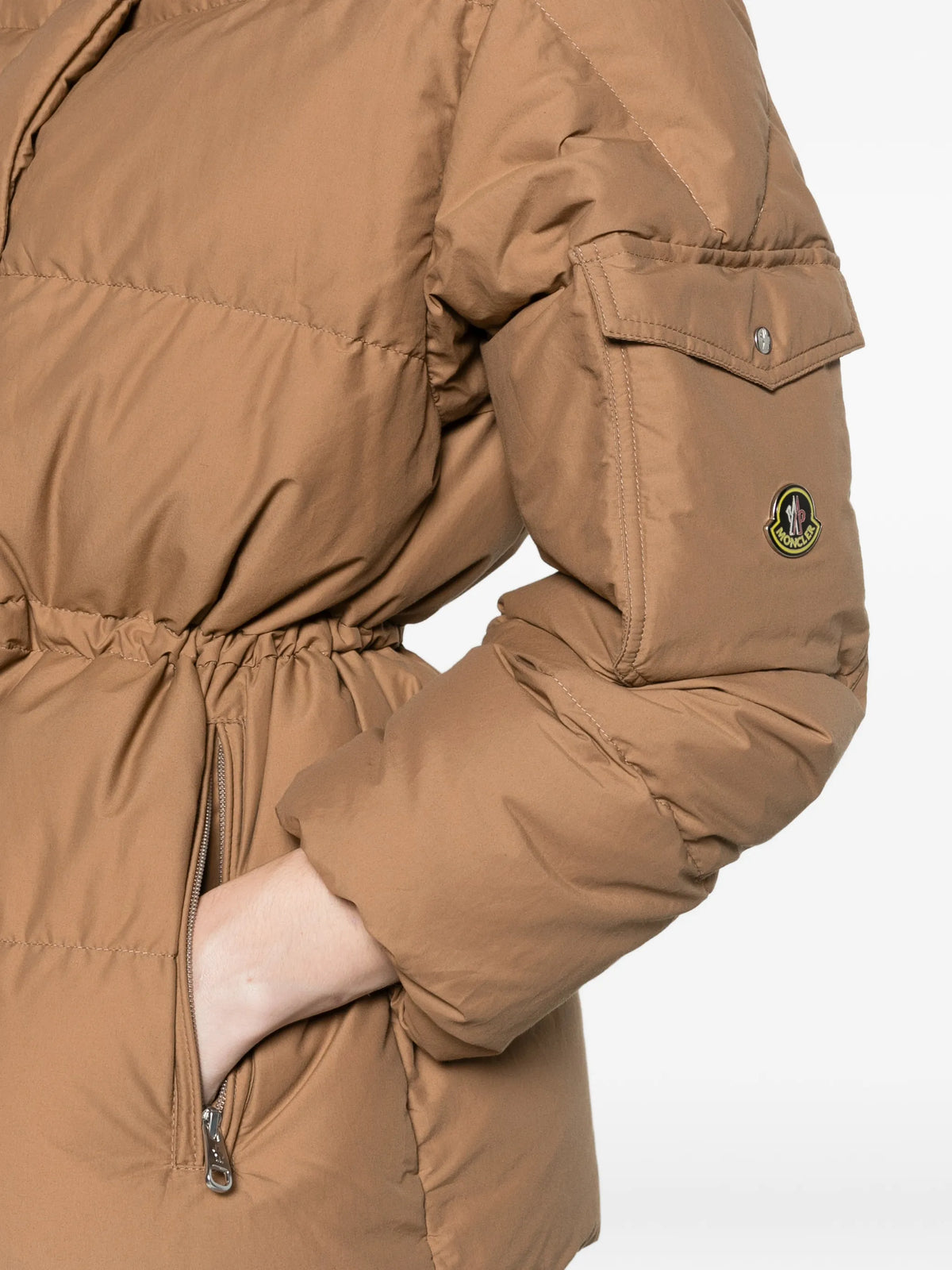 Himalaya hooded short down jacket