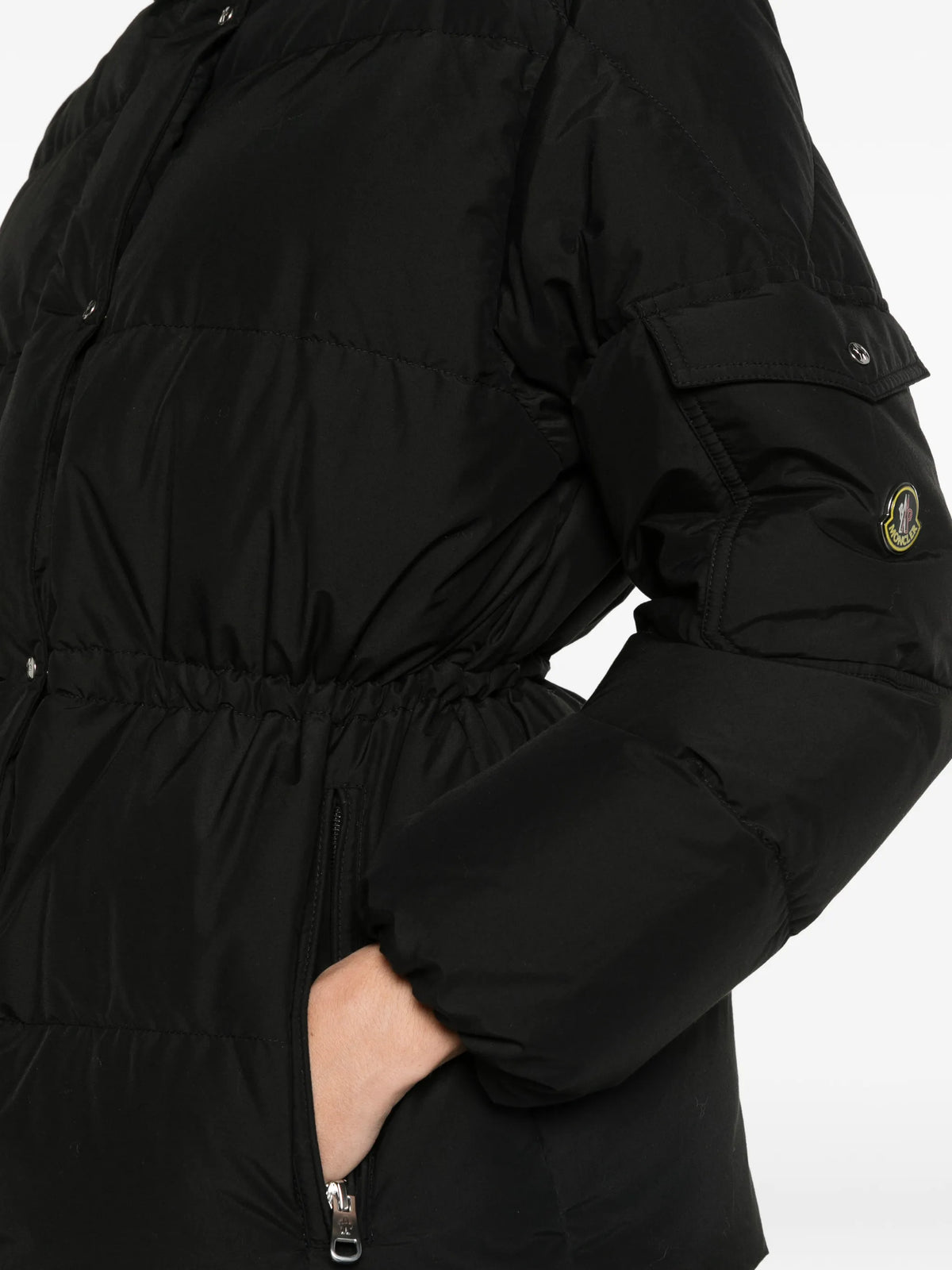 Himalaya hooded short down jacket