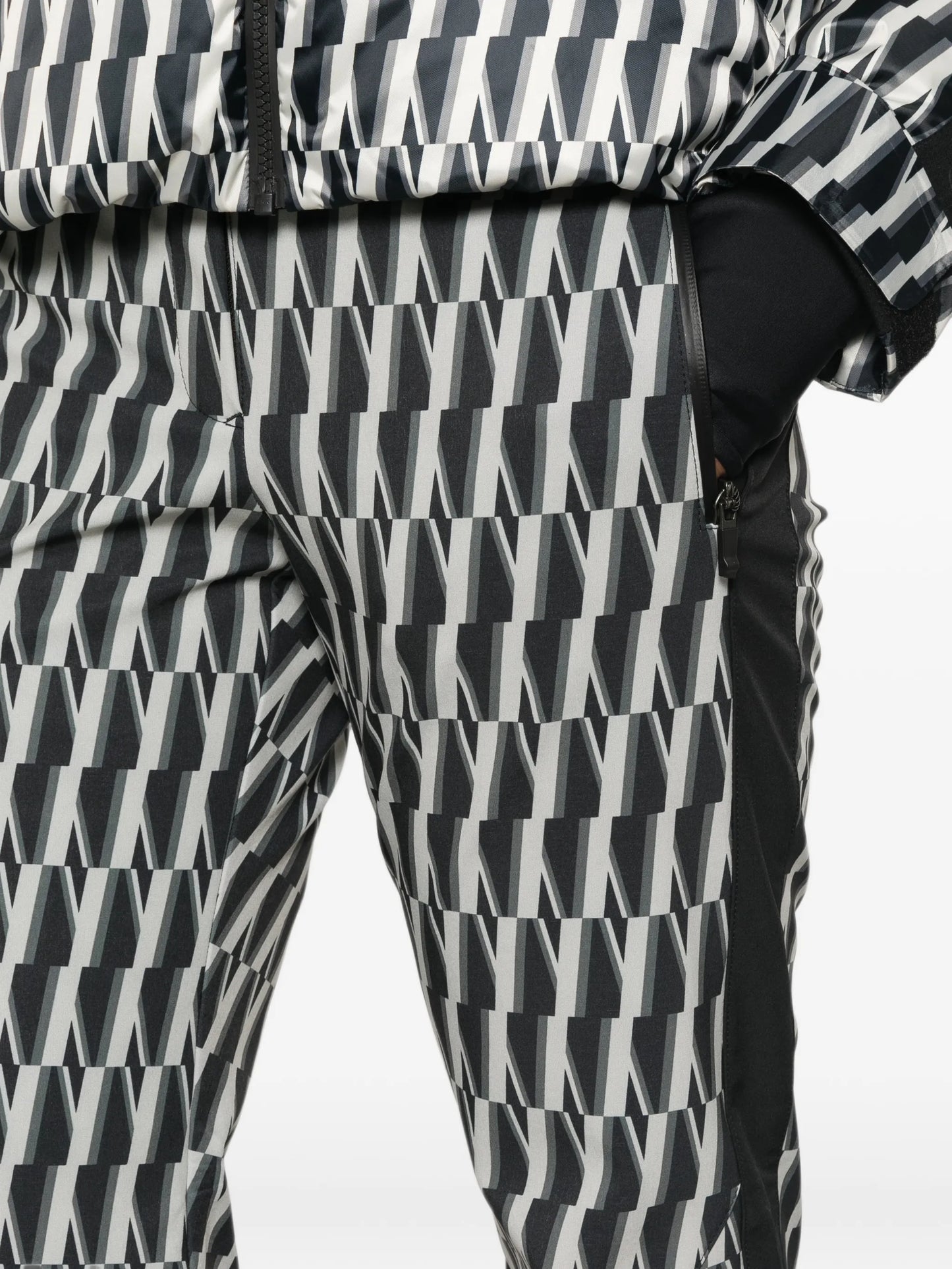 printed ski pants