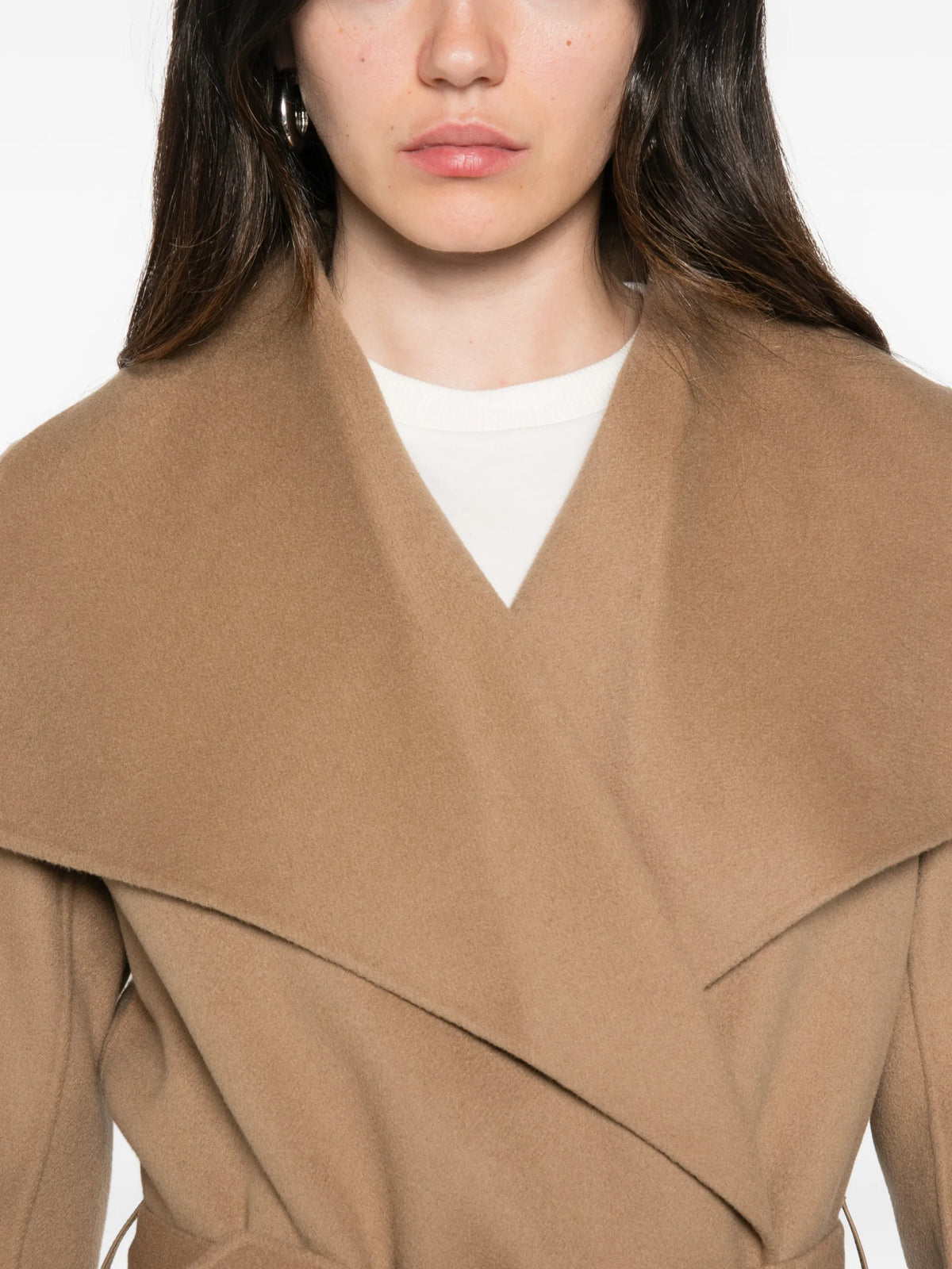 Mai belted wool coat