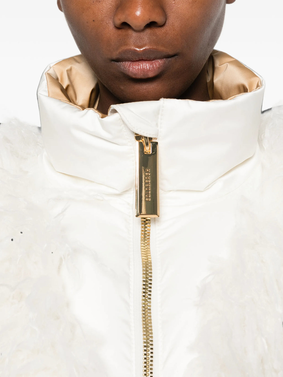 Samusa faux-fur ski suit