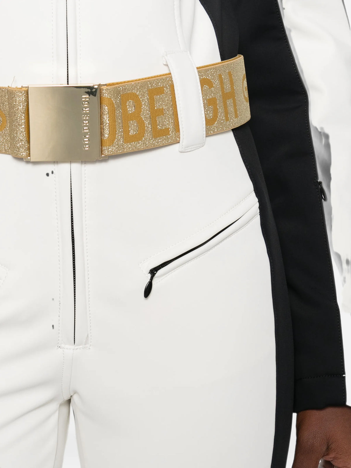 Parry faux-fur-trim ski suit