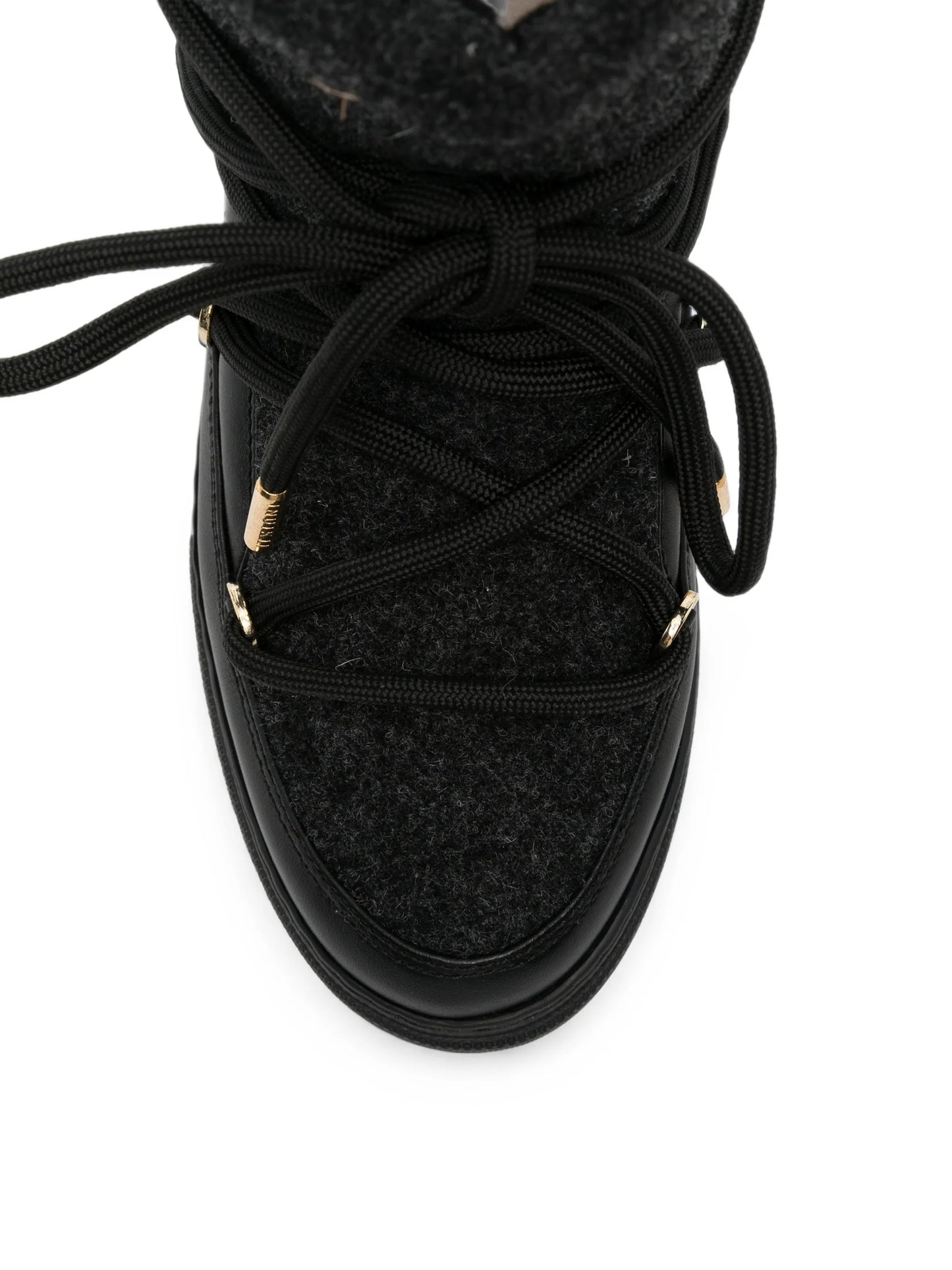 Felt Leather-Trimmed snow boots