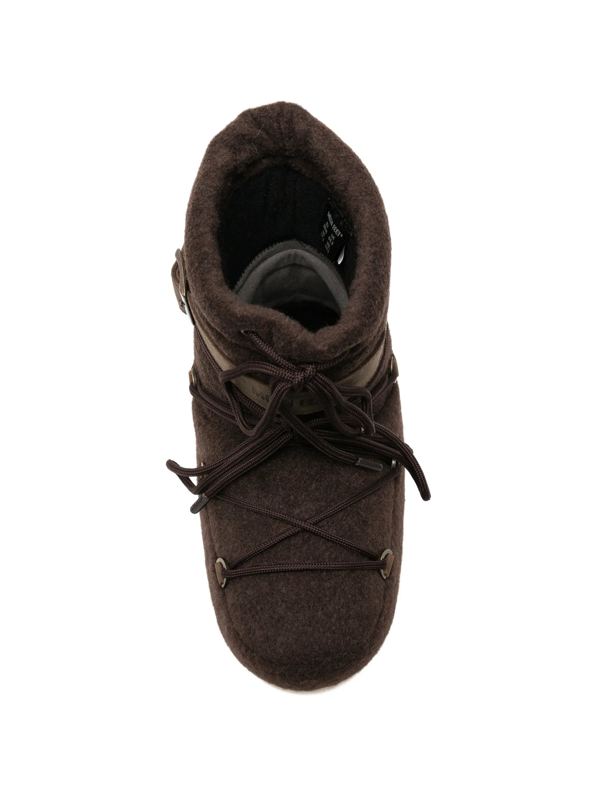 EVX light nubuck dark brown felt boots