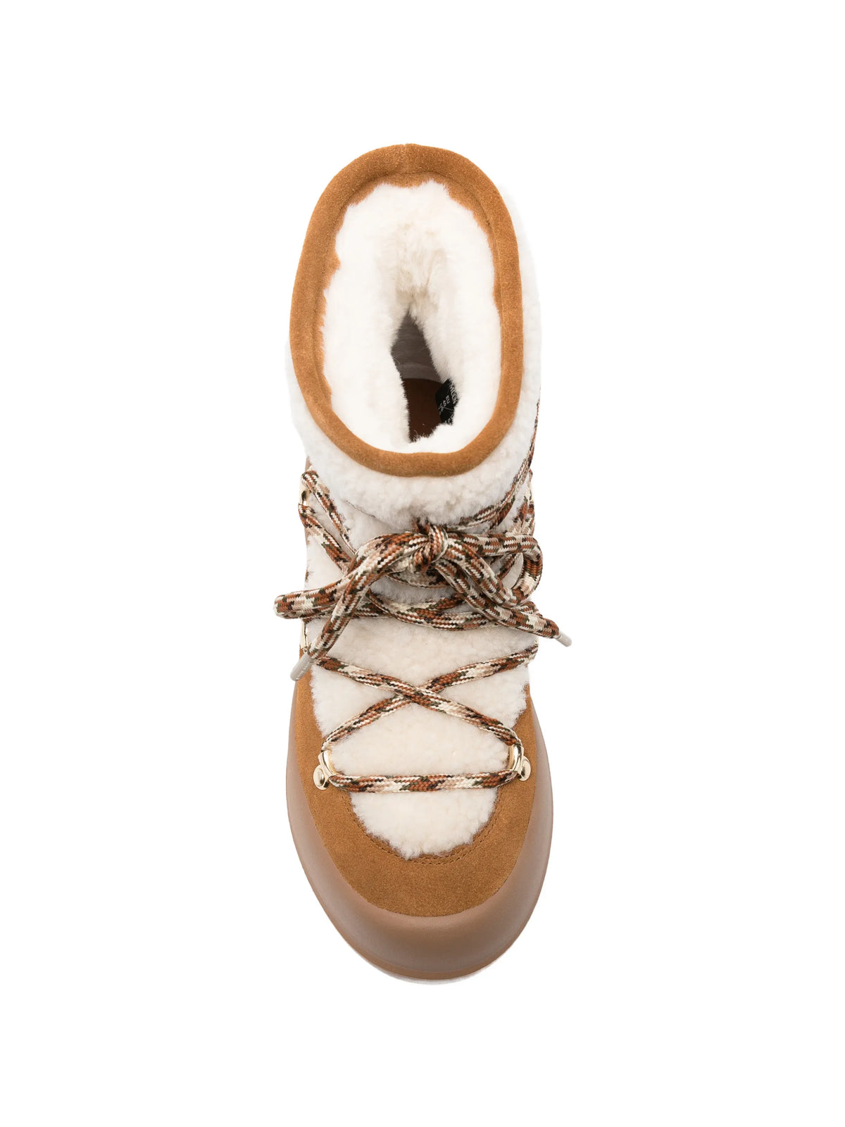 Mezzaluna shearling boots