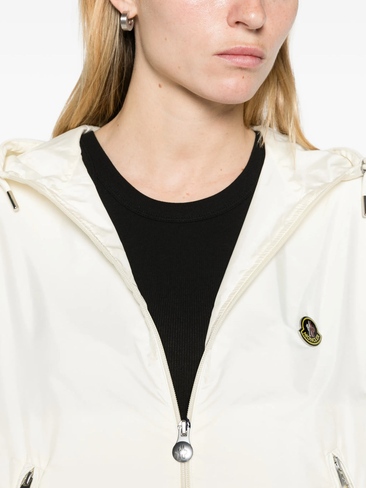 hooded windbreaker