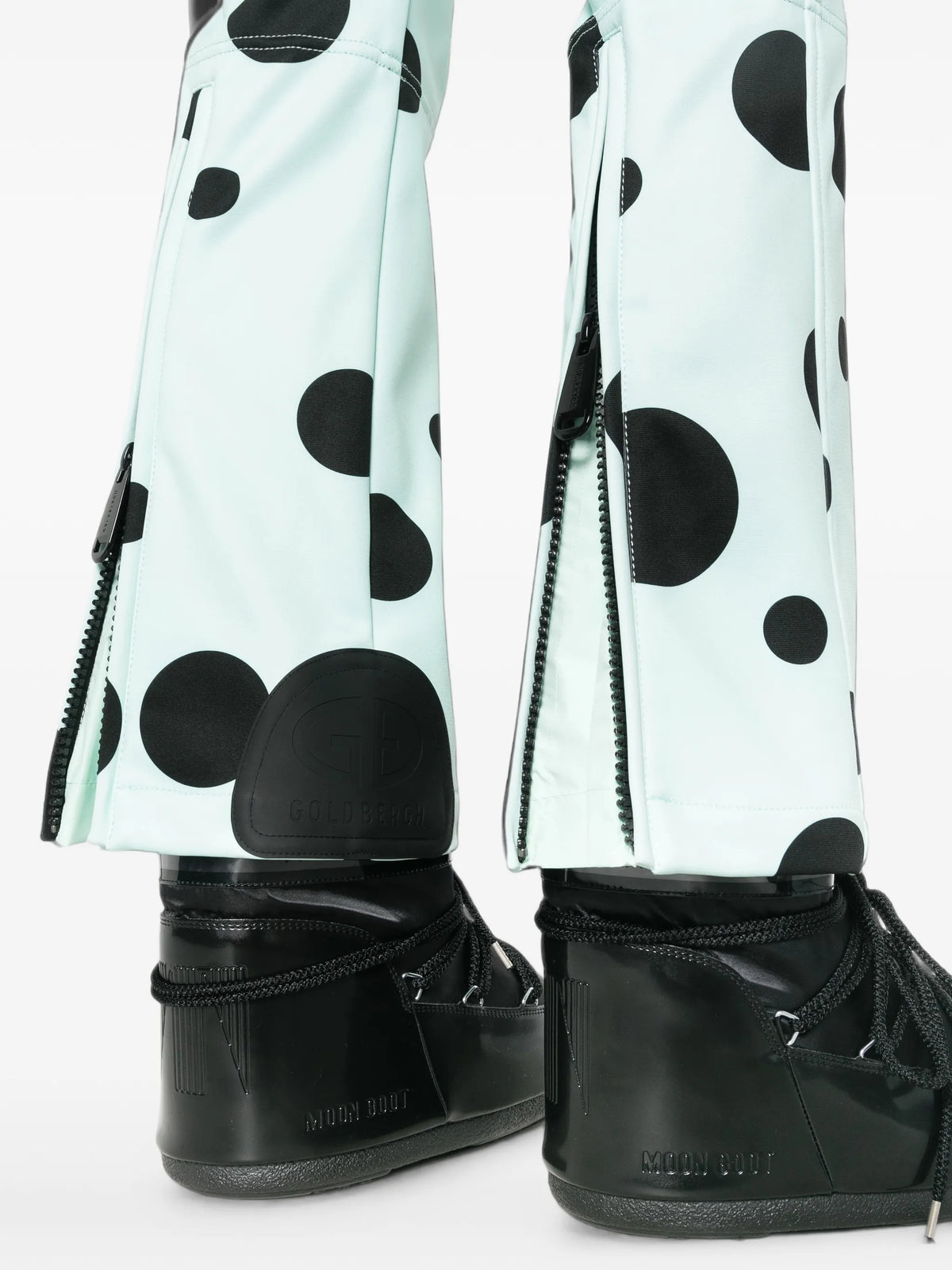 Mochi polka-dot ski pants