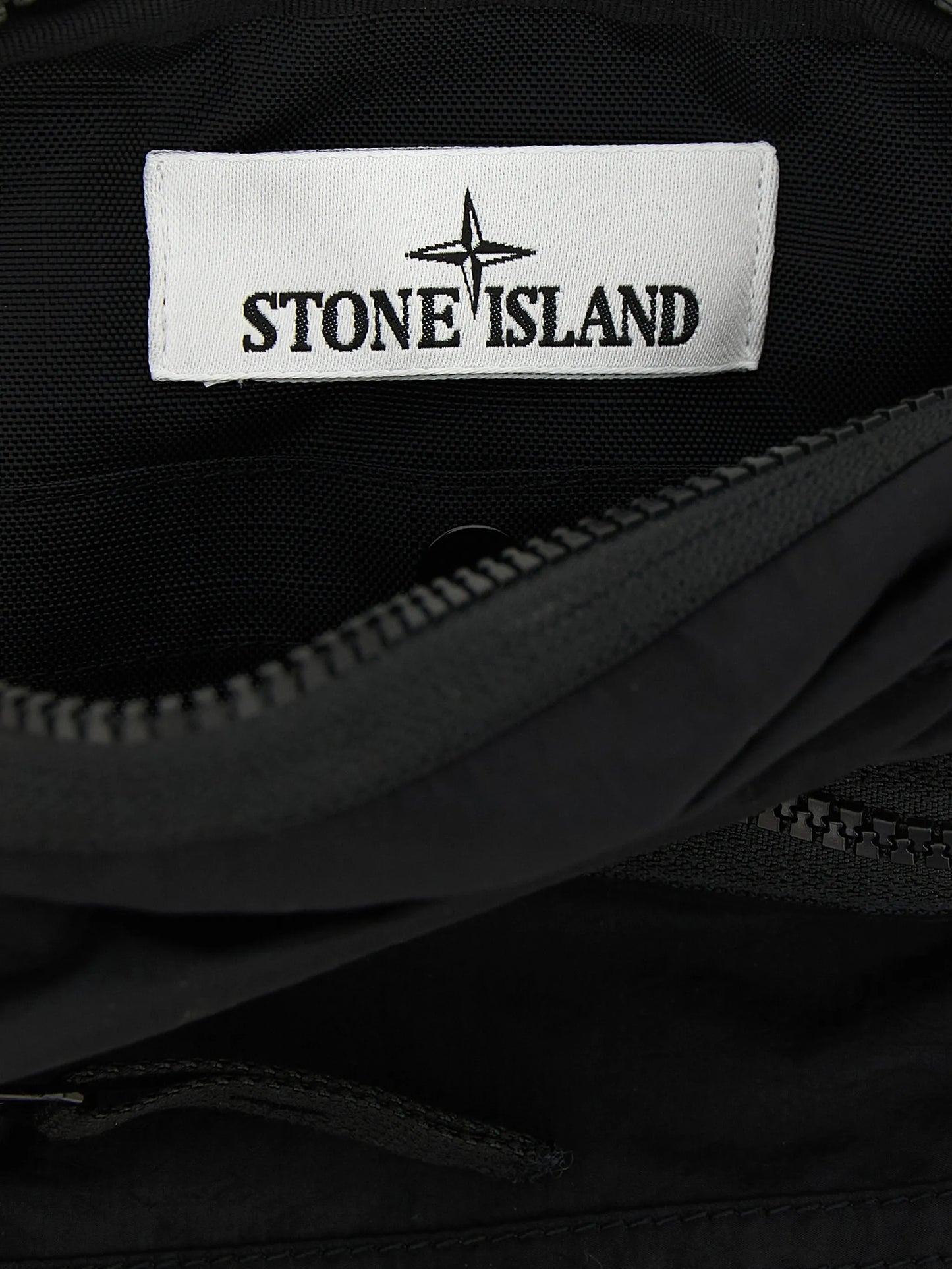9200015 coated nylon metal in econyl® crossbody bag