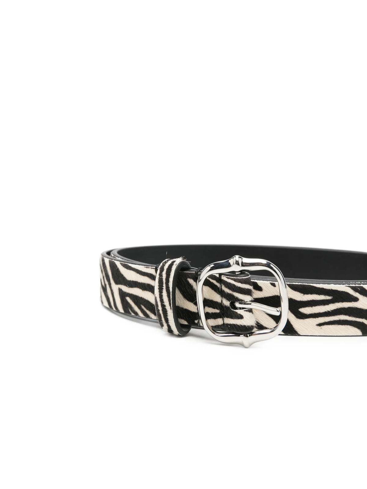 Depson zebra-print belt