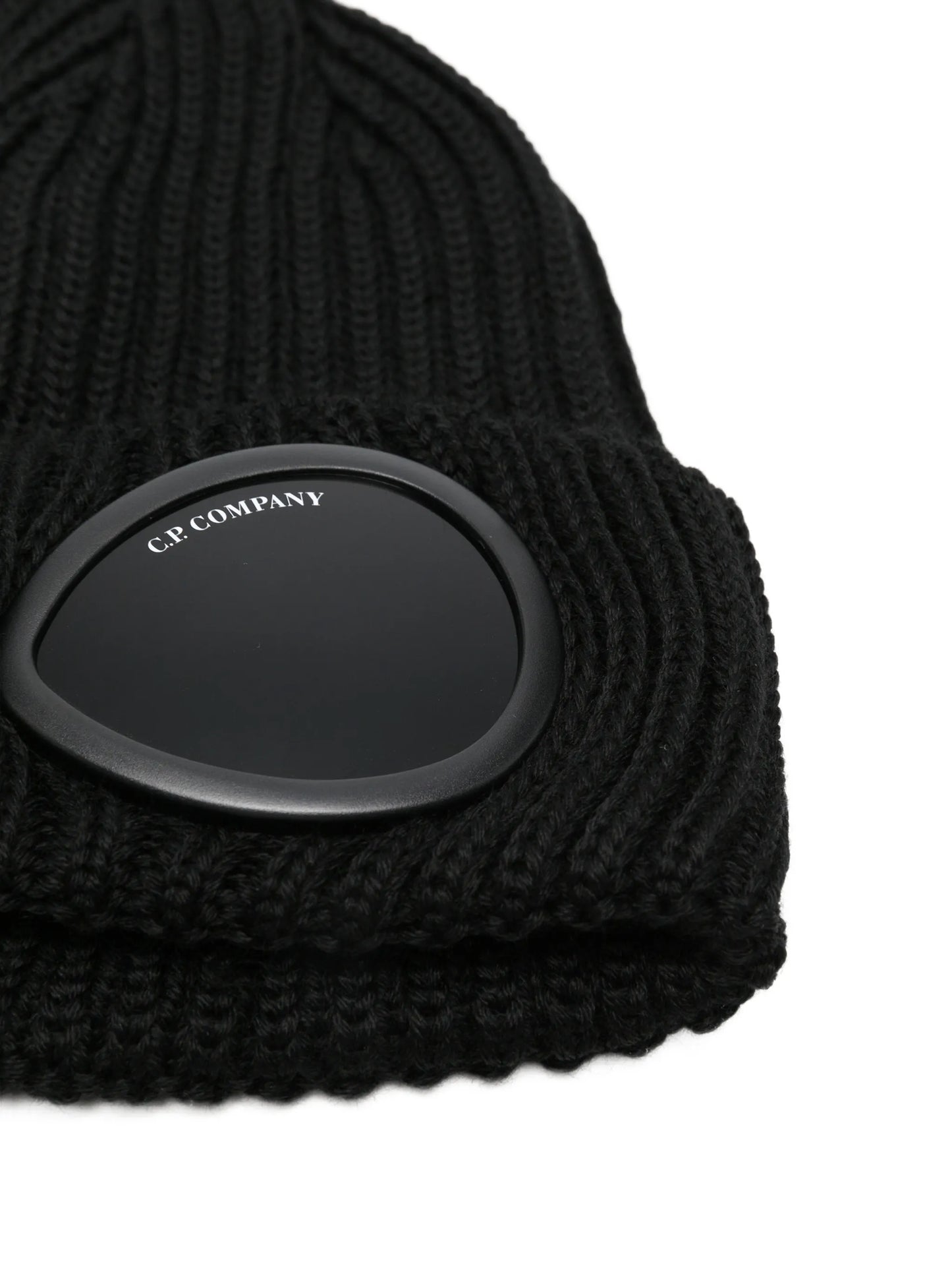 goggle-detail beanie hat