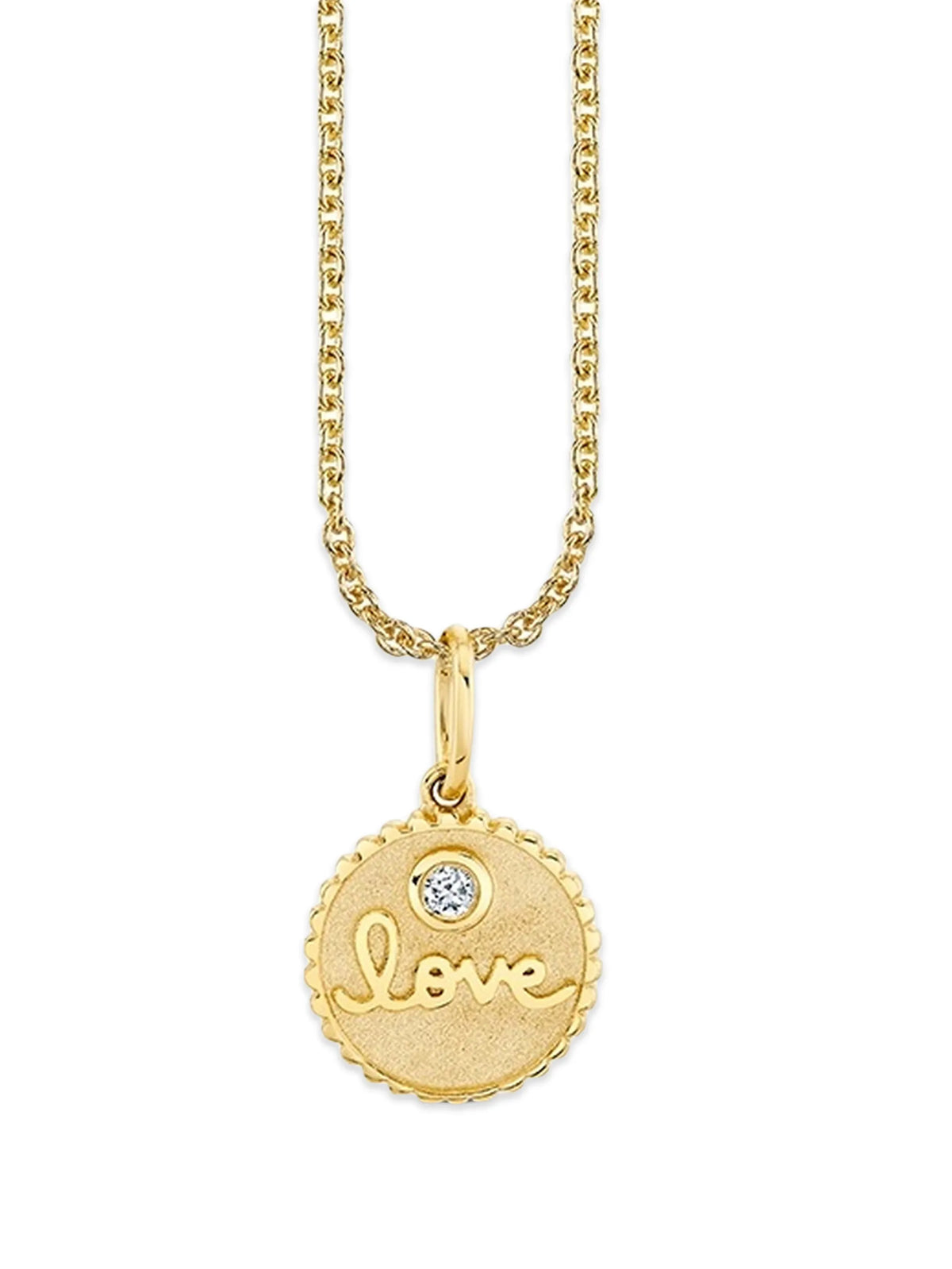 Love coin necklace