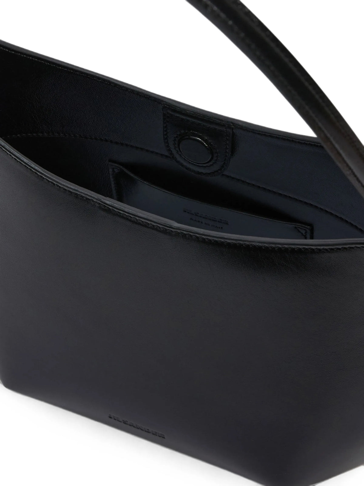 Kante angular leather shoulder bag