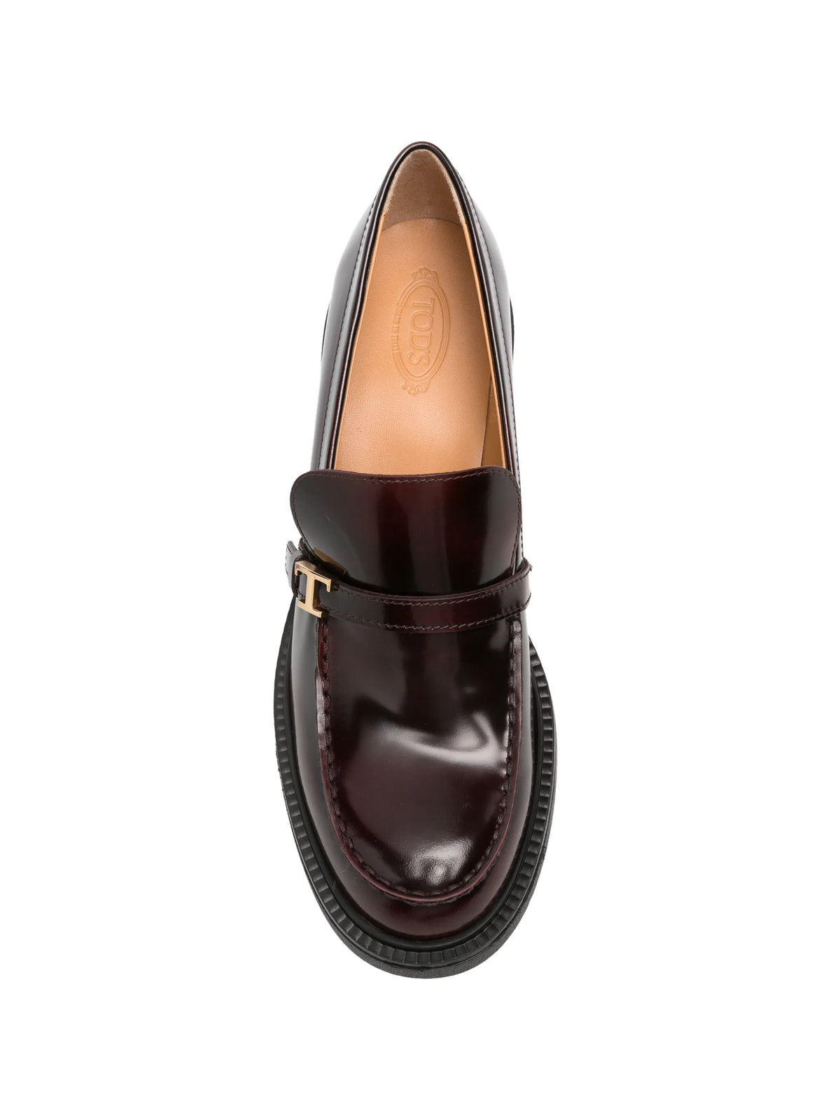 T Timeless leather heeled pumps