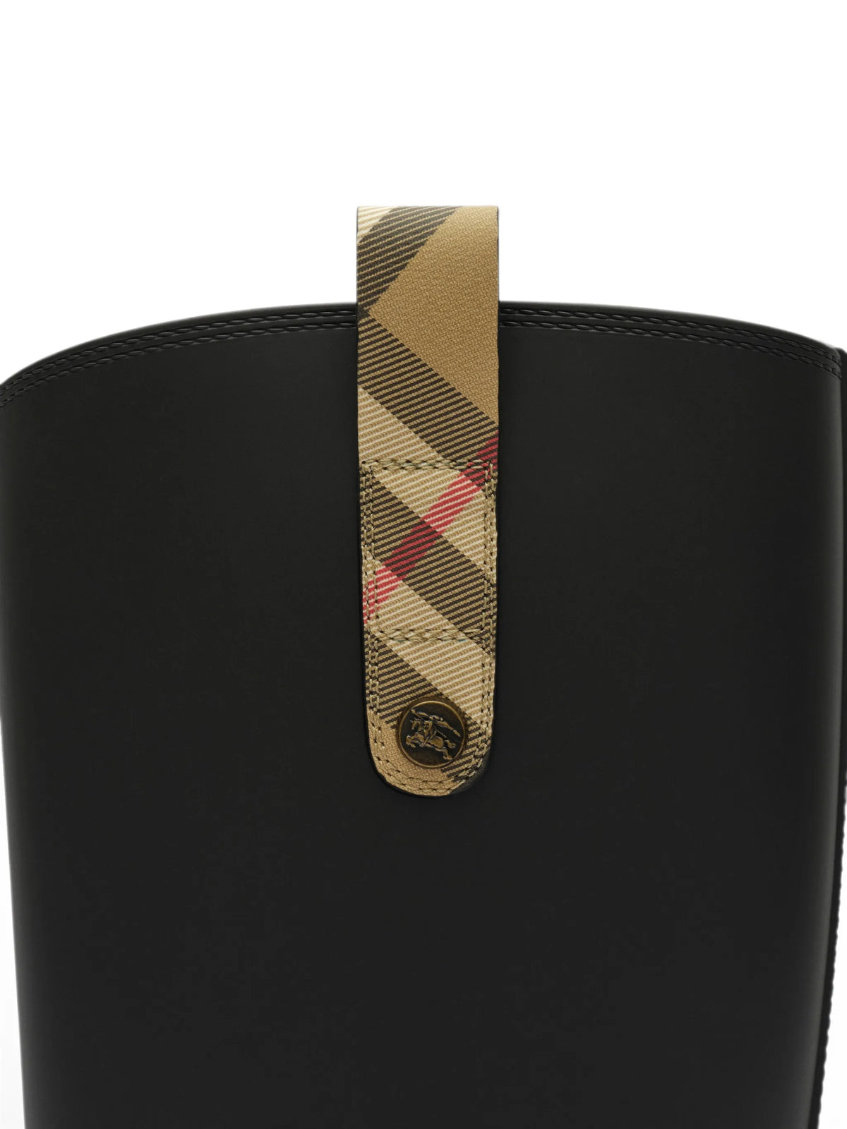 Cavalier Check-detail boots