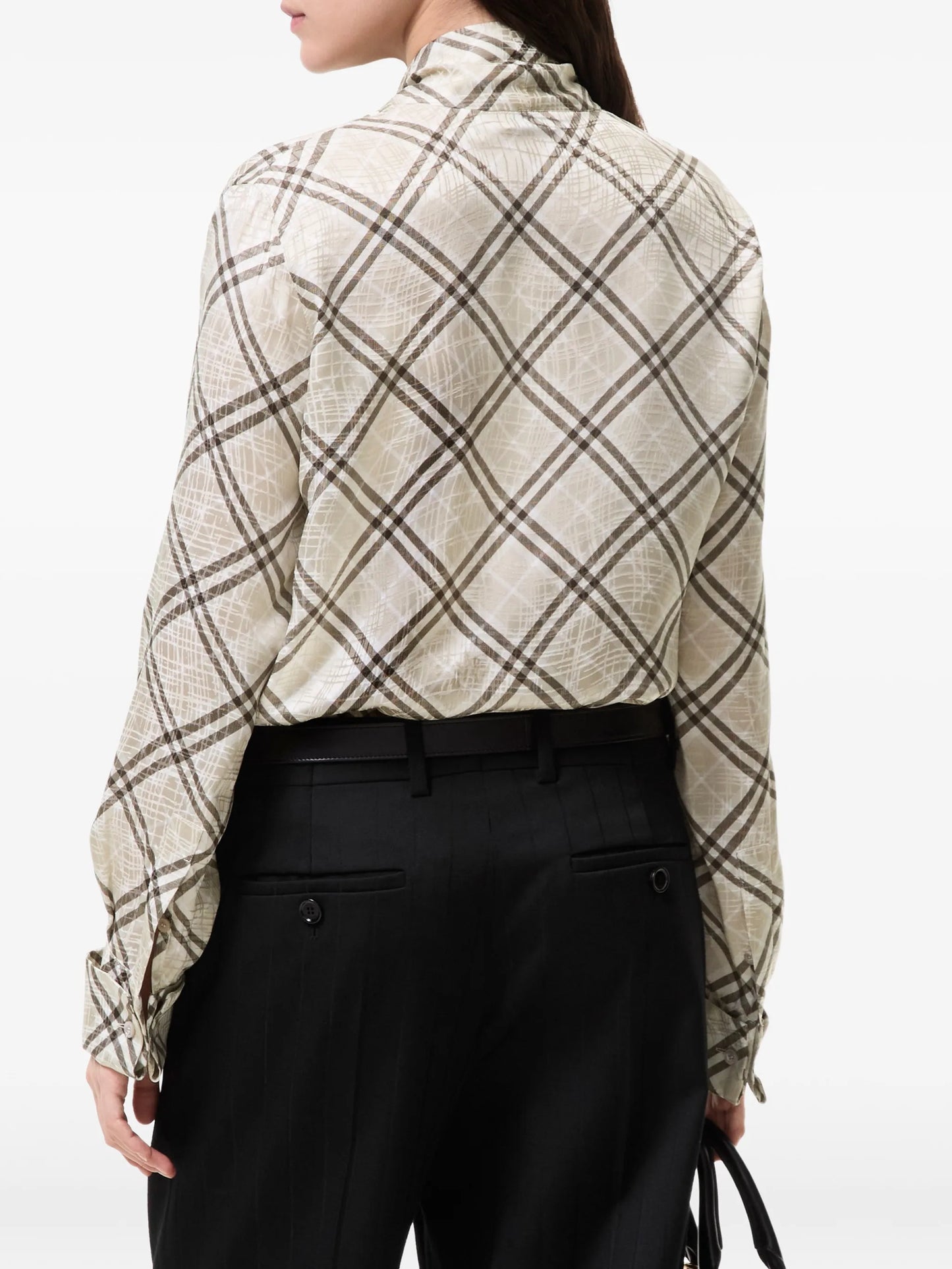 patterned blouse