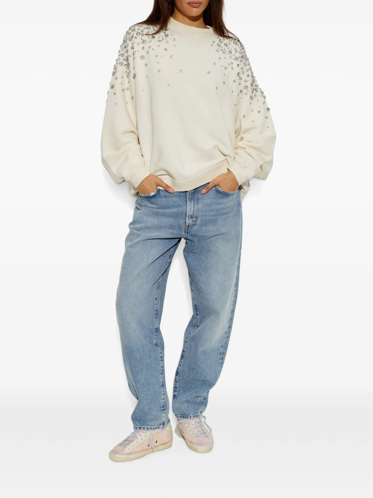 Super-Star distressed sneakers