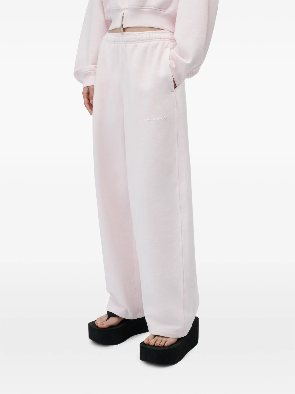 logo print mid-rise relaxed sweatpants