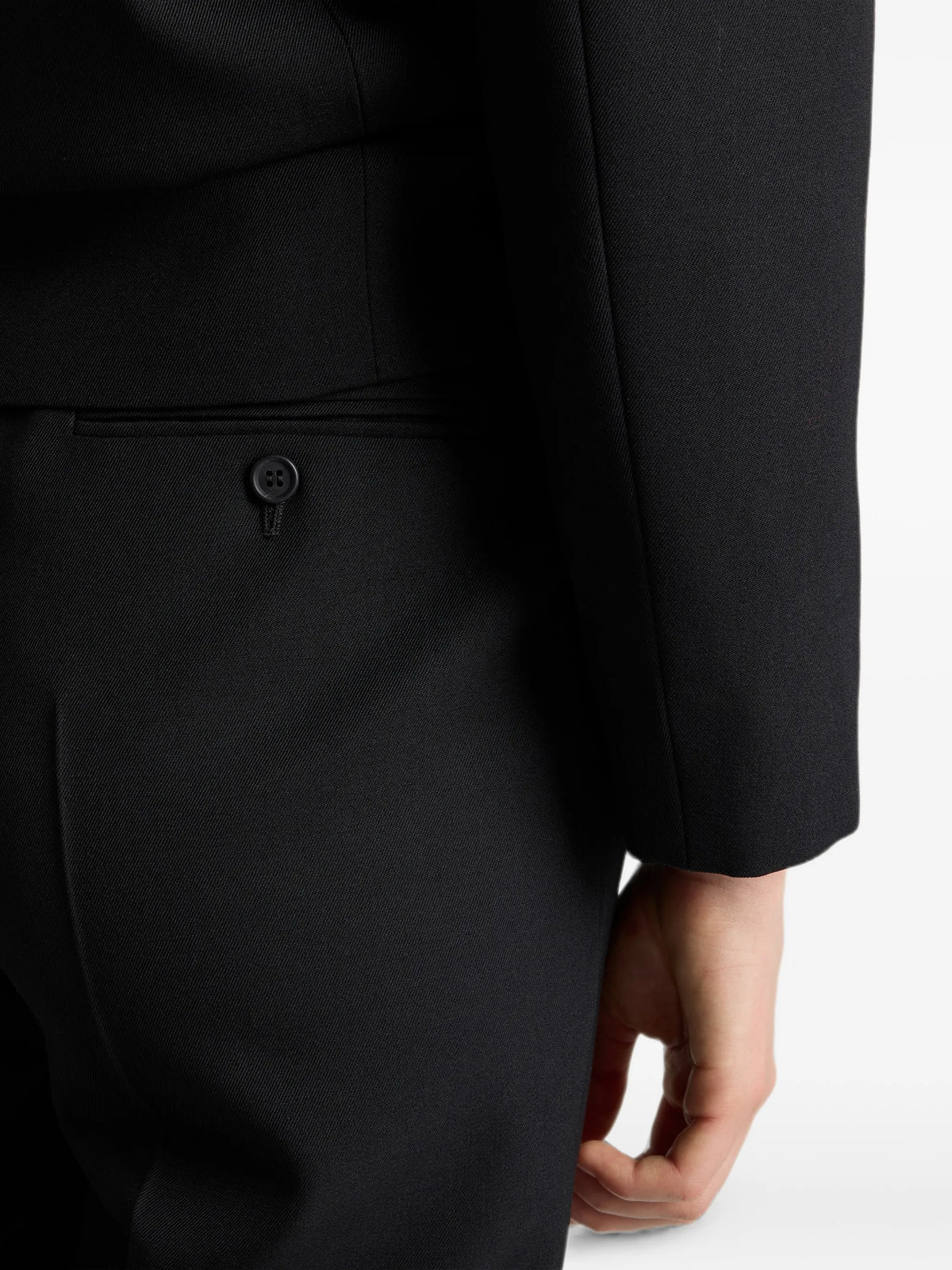 compact gabardine pants