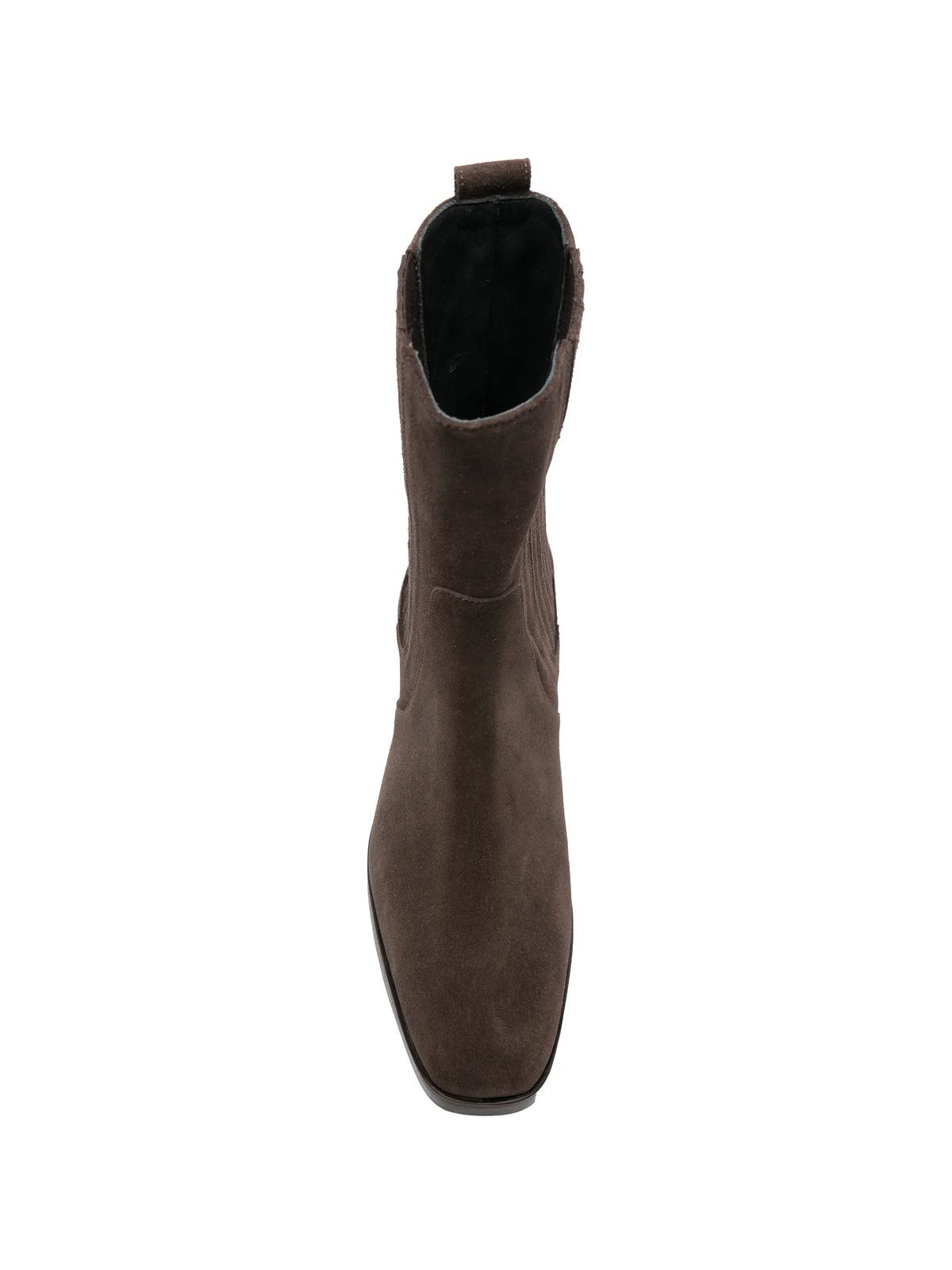 Smoke ankle boots brown suede leather