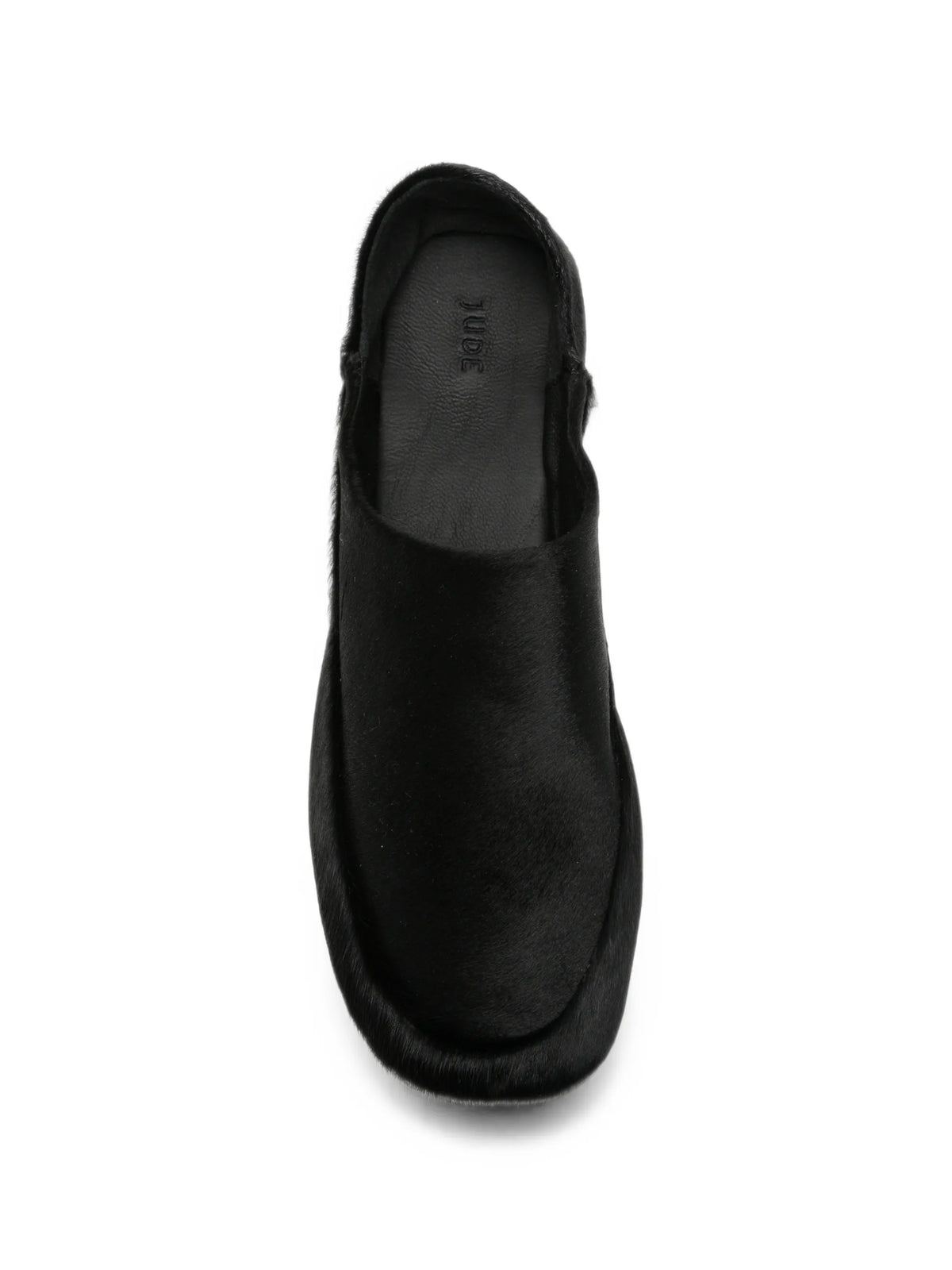 Floor pony hair slippers