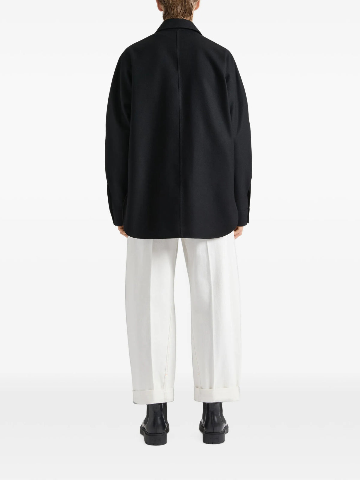 couture seam overshirt in flannel