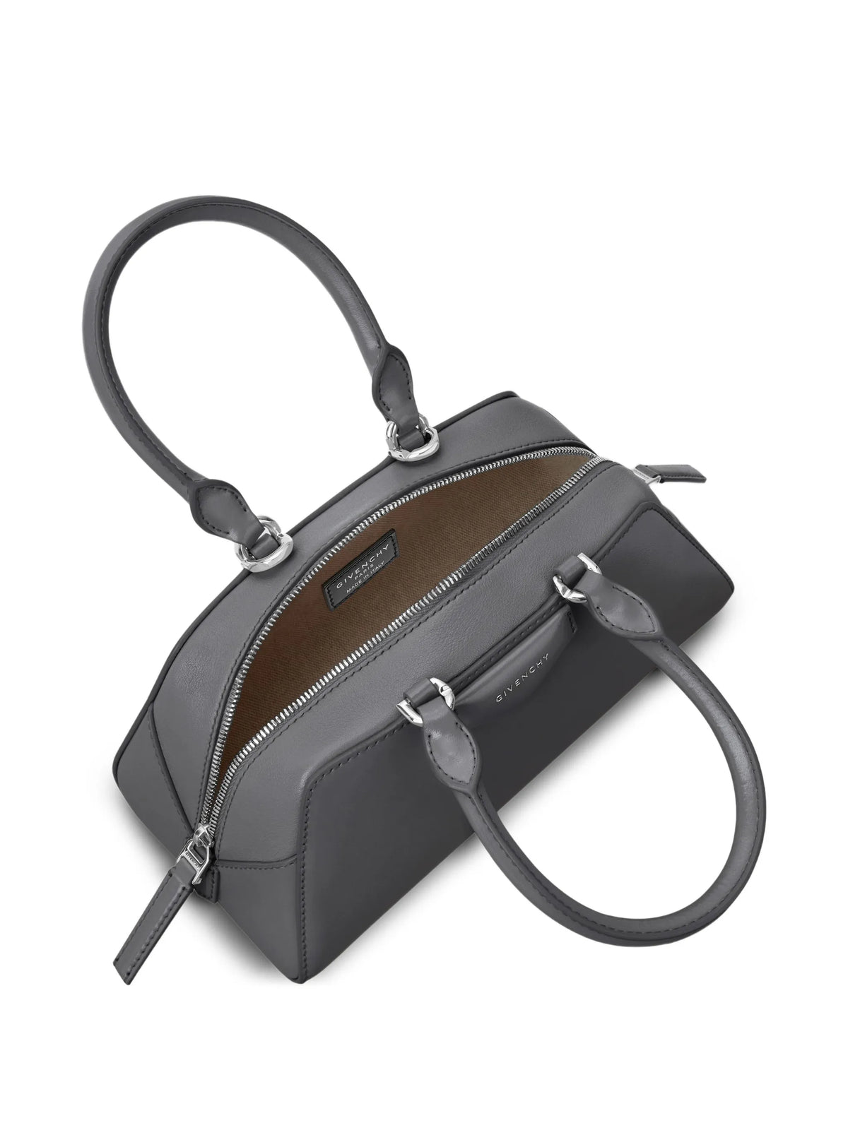 mini Antigona East-West bag in box leather