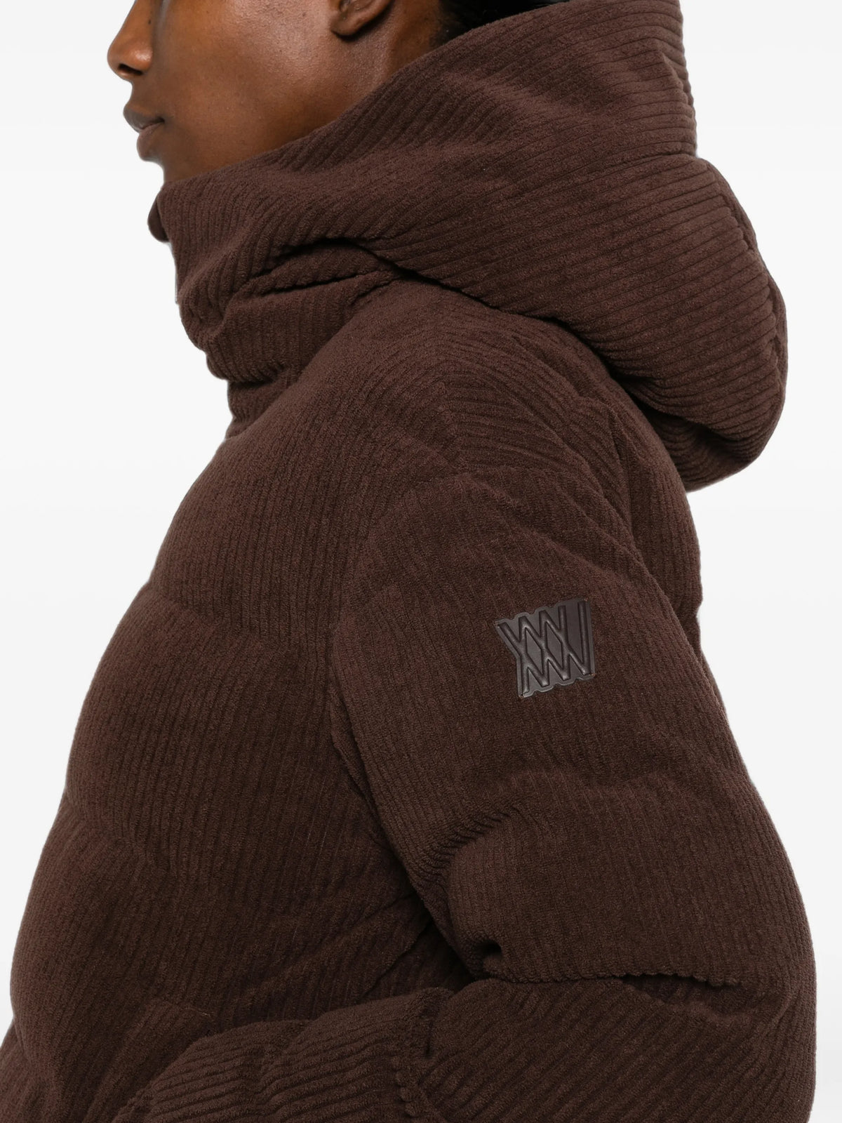 Britt corduroy-effect ski jacket