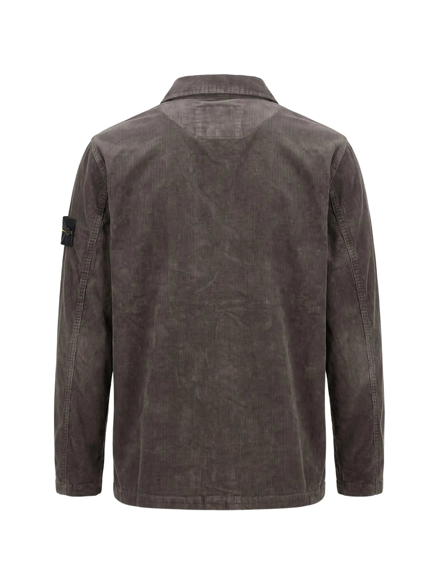 1200029 corduroy 'Terra' effect overshirt
