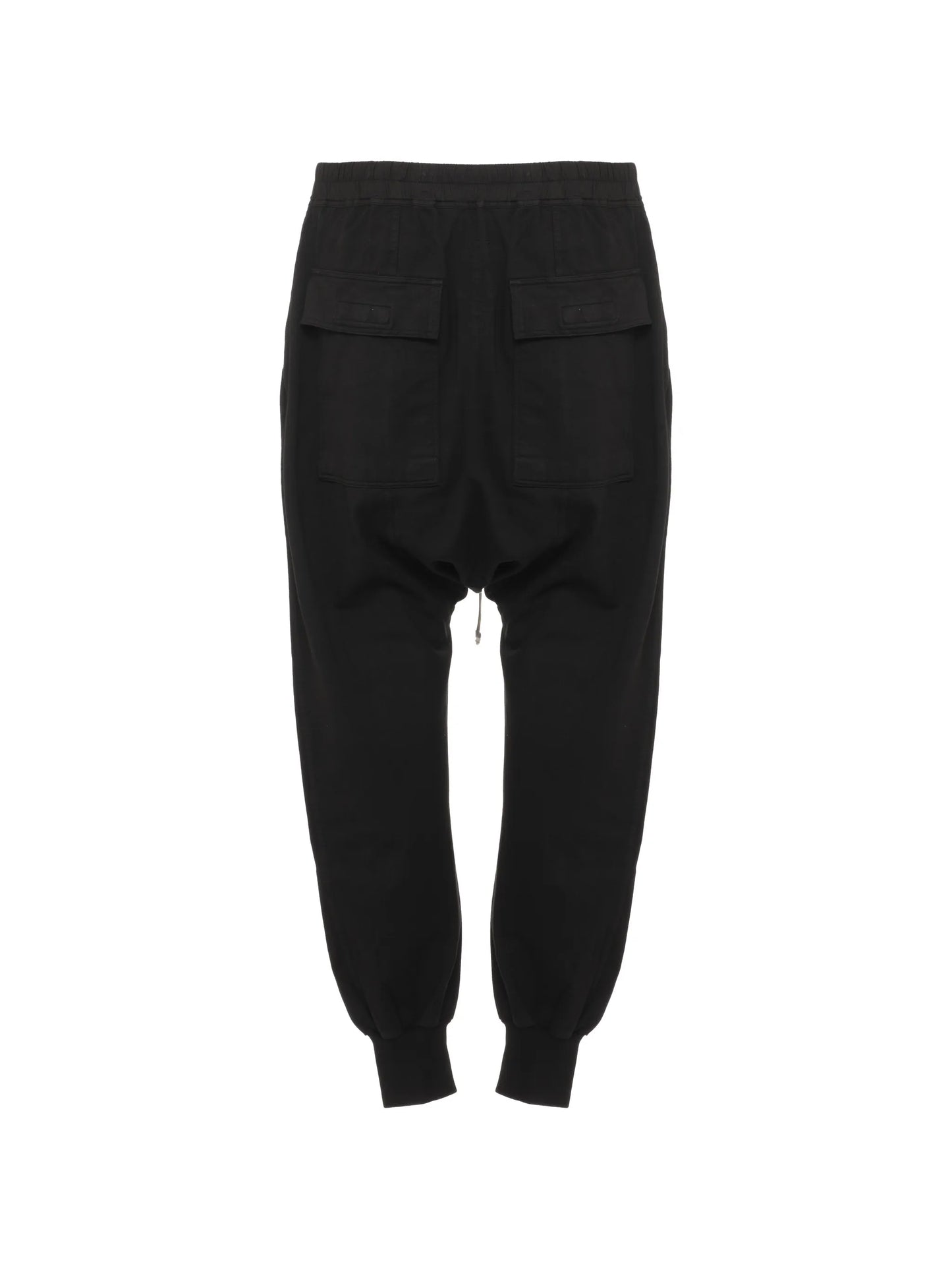 Prisoner drawstring drop-crotch track pants