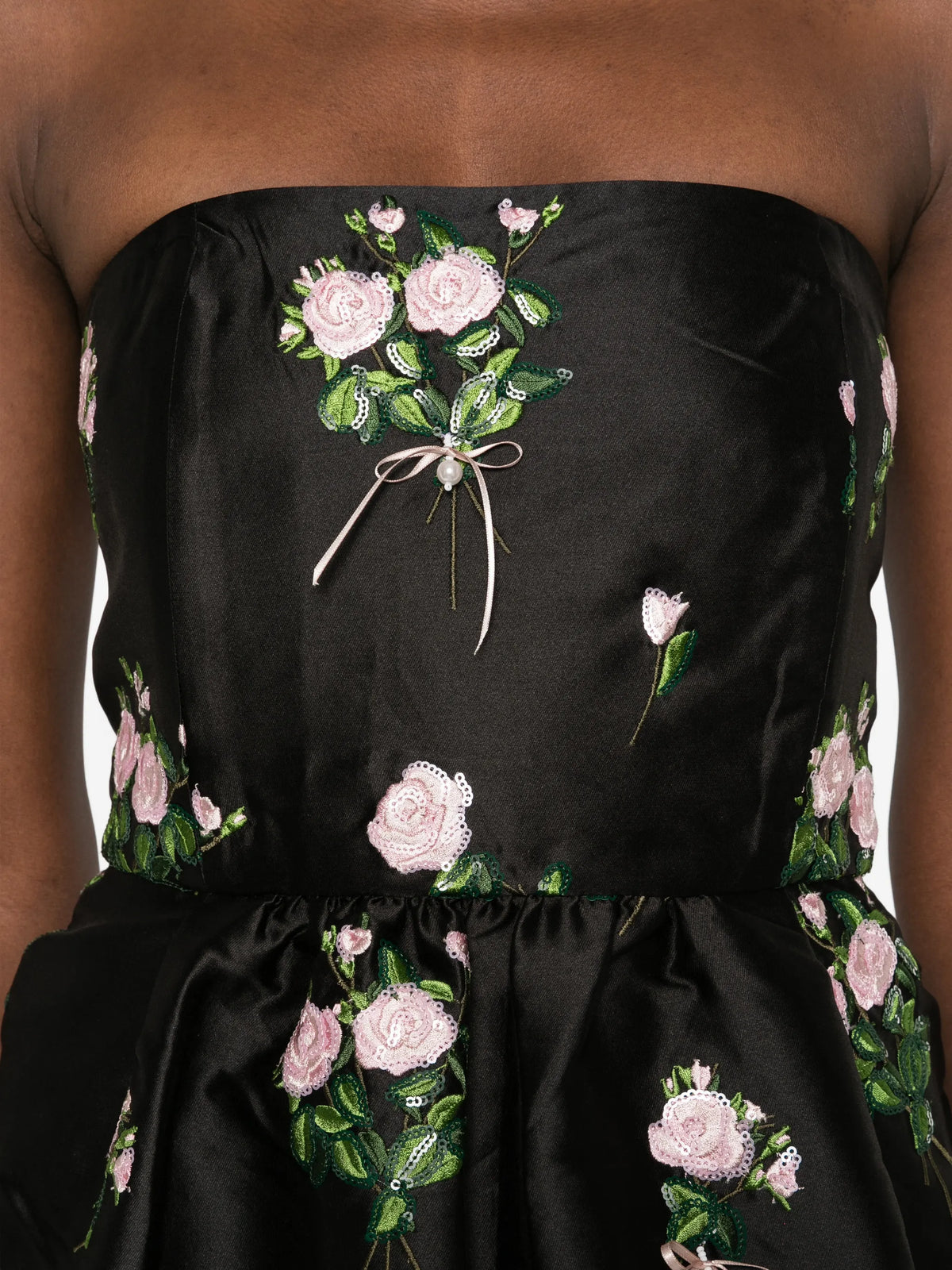 Lena embroidered maxi dress