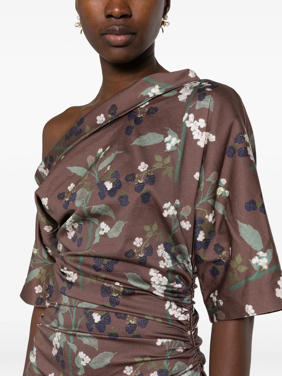 Bowery floral-print midi dress
