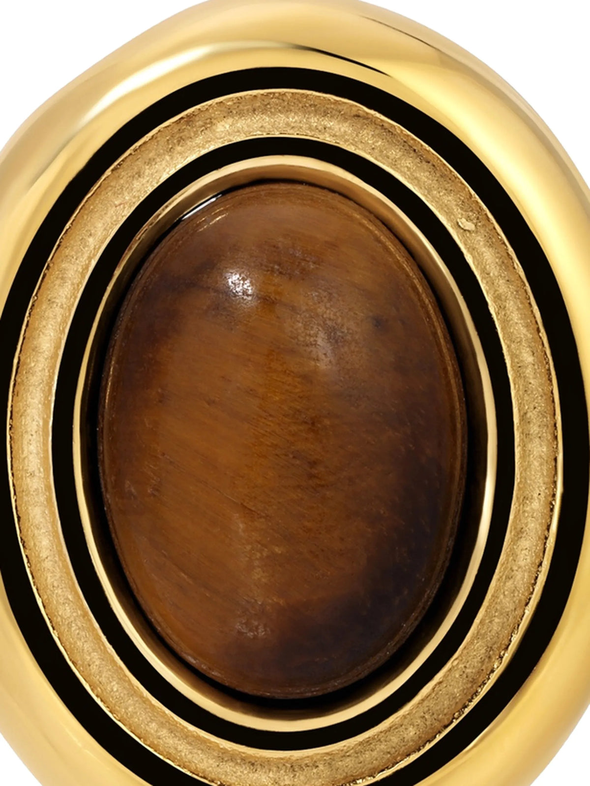 Prize oval-shape earrings
