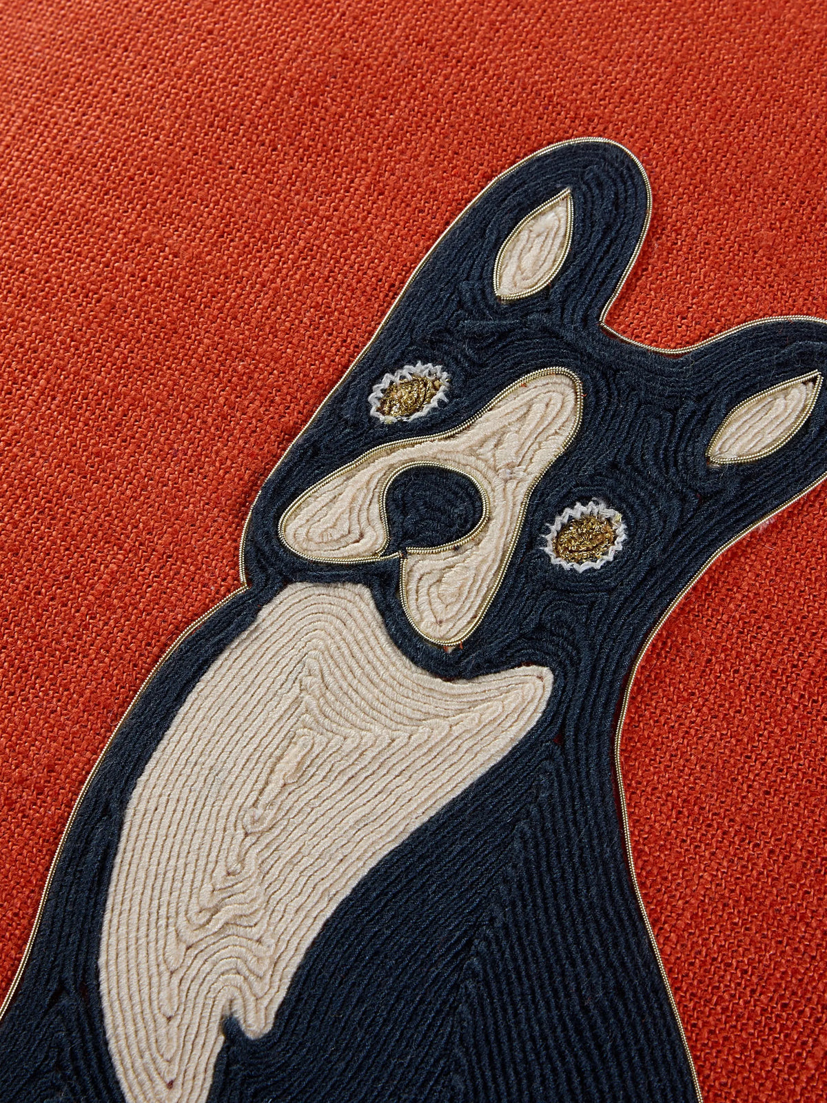 Frenchie Playa Dogs cushion